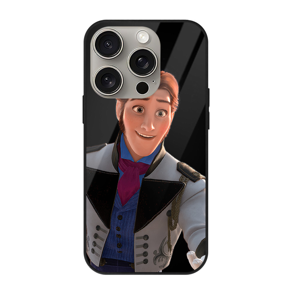 （画像用） アナと雪の女王 アンナ エルサ Frozen Anna Elsa 【iPhone15Pro対応】スマホケース 耐衝撃＆黄変防止 背面ガラス