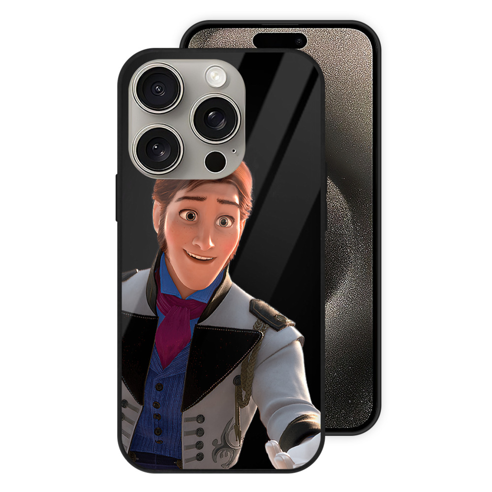 （画像用） アナと雪の女王 アンナ エルサ Frozen Anna Elsa 【iPhone15Pro対応】スマホケース 耐衝撃＆黄変防止 背面ガラス