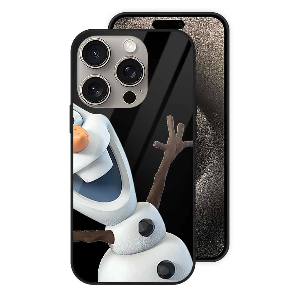 （画像用） アナと雪の女王 アンナ エルサ Frozen Anna Elsa 【iPhone15Pro対応】スマホケース 耐衝撃＆黄変防止 背面ガラス