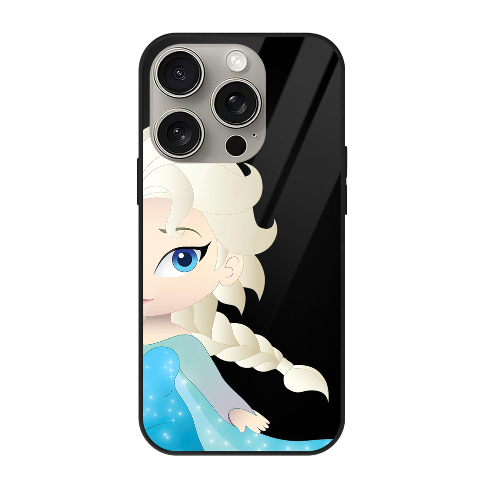 （画像用） アナと雪の女王 アンナ エルサ Frozen Anna Elsa 【iPhone15Pro対応】スマホケース 耐衝撃＆黄変防止 背面ガラス