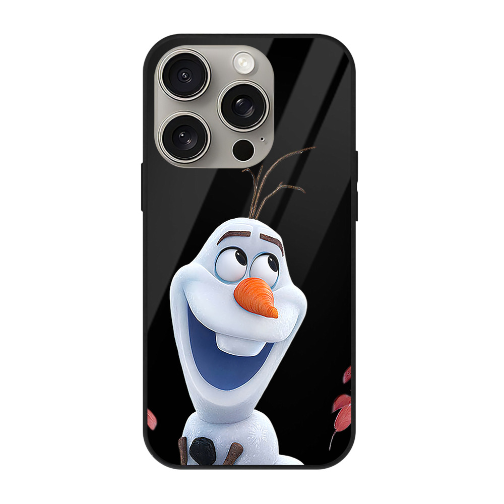 （画像用） アナと雪の女王 アンナ エルサ Frozen Anna Elsa 【iPhone15Pro対応】スマホケース 耐衝撃＆黄変防止 背面ガラス