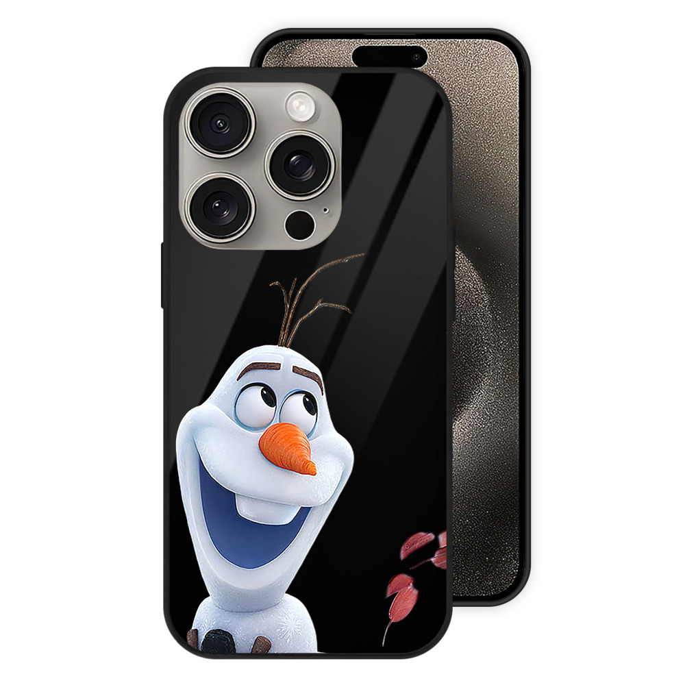 （画像用） アナと雪の女王 アンナ エルサ Frozen Anna Elsa 【iPhone15Pro対応】スマホケース 耐衝撃＆黄変防止 背面ガラス