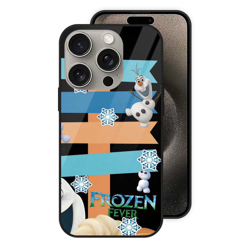 （画像用） アナと雪の女王 アンナ エルサ Frozen Anna Elsa 【iPhone15Pro対応】スマホケース 耐衝撃＆黄変防止 背面ガラス
