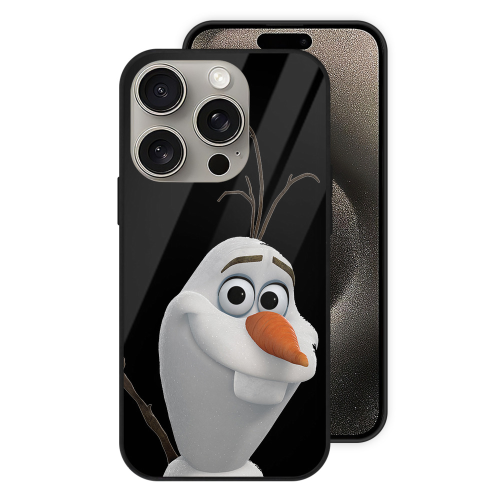 （画像用） アナと雪の女王 アンナ エルサ Frozen Anna Elsa 【iPhone15Pro対応】スマホケース 耐衝撃＆黄変防止 背面ガラス