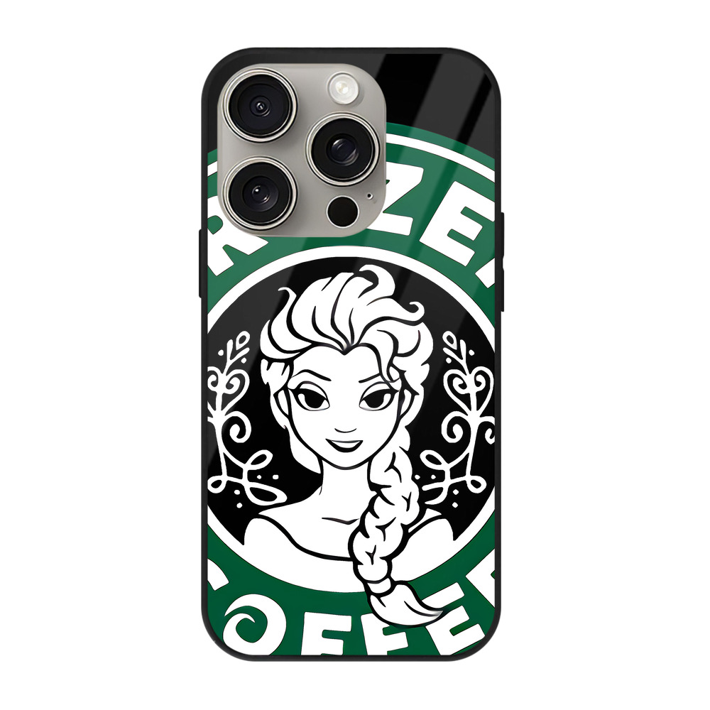 （画像用） アナと雪の女王 アンナ エルサ Frozen Anna Elsa 【iPhone15Pro対応】スマホケース 耐衝撃＆黄変防止 背面ガラス