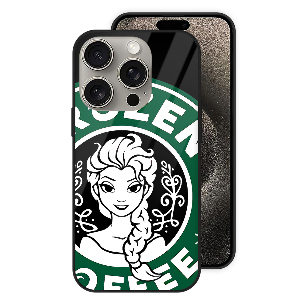 （画像用） アナと雪の女王 アンナ エルサ Frozen Anna Elsa 【iPhone15Pro対応】スマホケース 耐衝撃＆黄変防止 背面ガラス