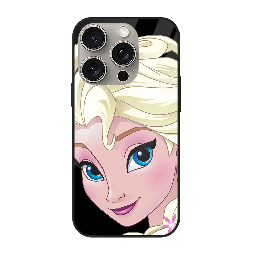 （画像用） アナと雪の女王 アンナ エルサ Frozen Anna Elsa 【iPhone15Pro対応】スマホケース 耐衝撃＆黄変防止 背面ガラス