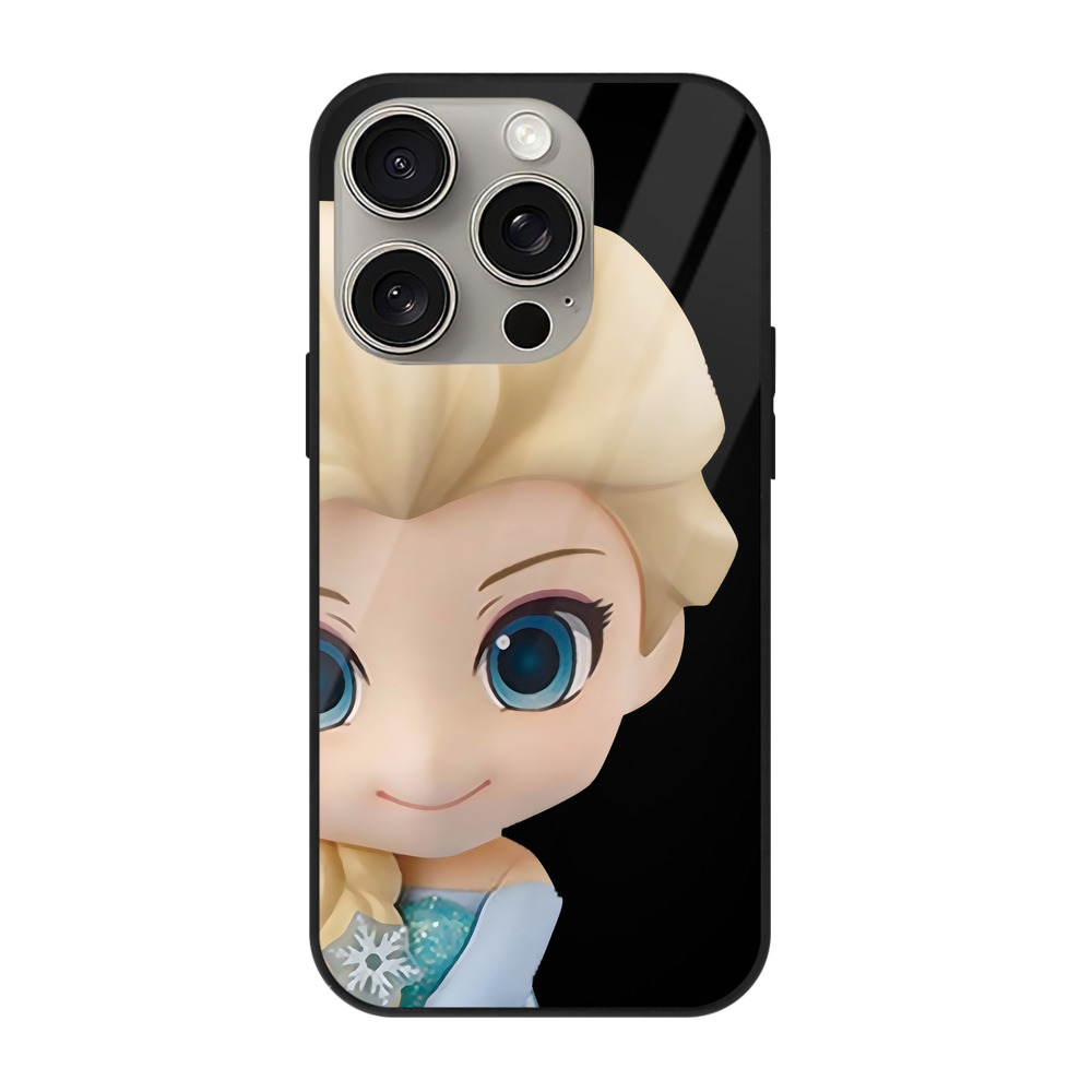 （画像用） アナと雪の女王 アンナ エルサ Frozen Anna Elsa 【iPhone15Pro対応】スマホケース 耐衝撃＆黄変防止 背面ガラス