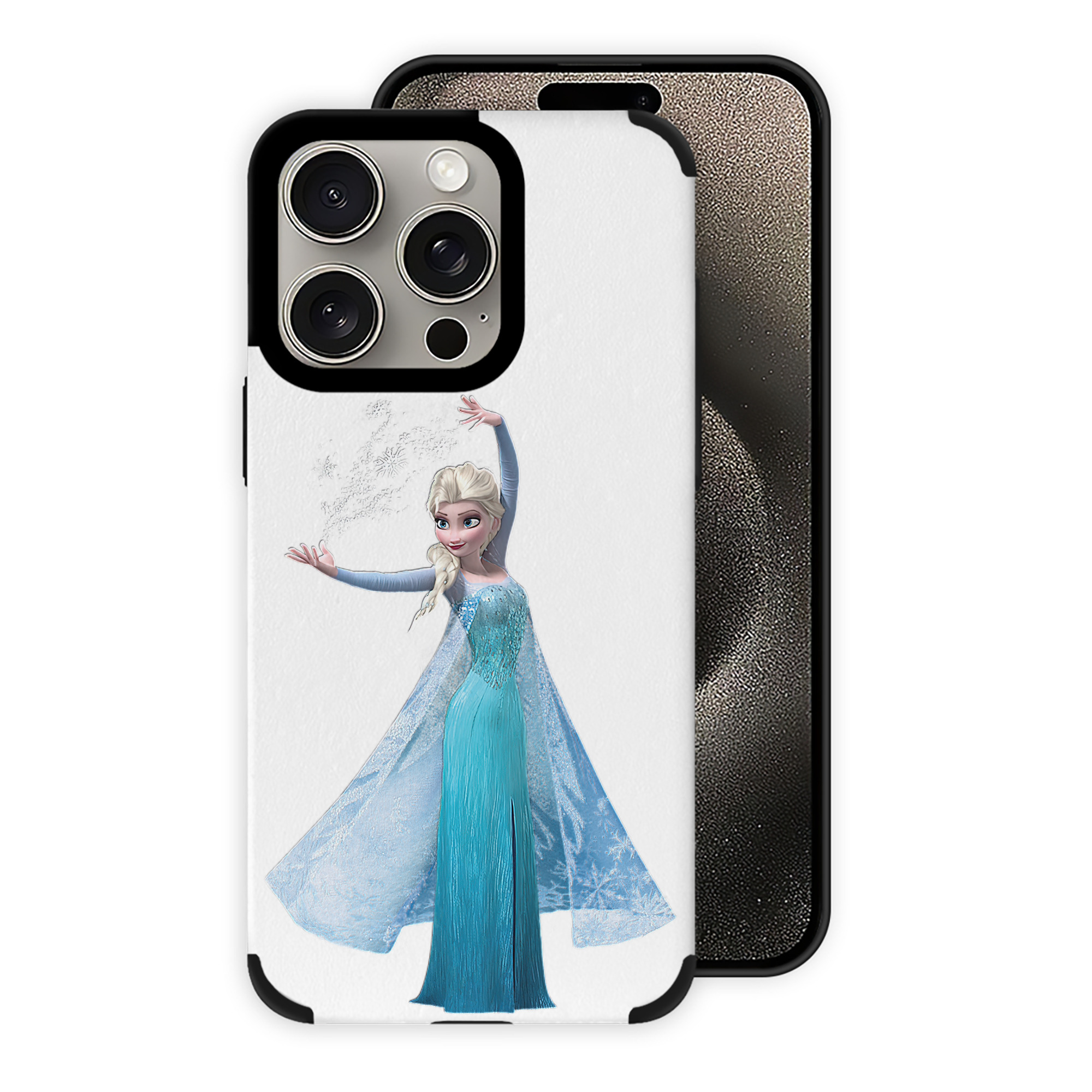 （画像用） アナと雪の女王 アンナ エルサ Frozen Anna Elsa 【iPhone15ProMax対応】 PUレザー スマホケース 耐衝撃＆黄変防止