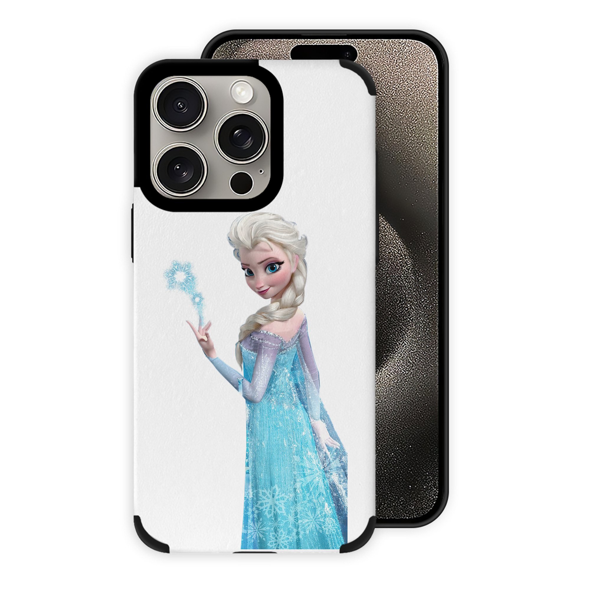 （画像用） アナと雪の女王 アンナ エルサ Frozen Anna Elsa 【iPhone15ProMax対応】 PUレザー スマホケース 耐衝撃＆黄変防止