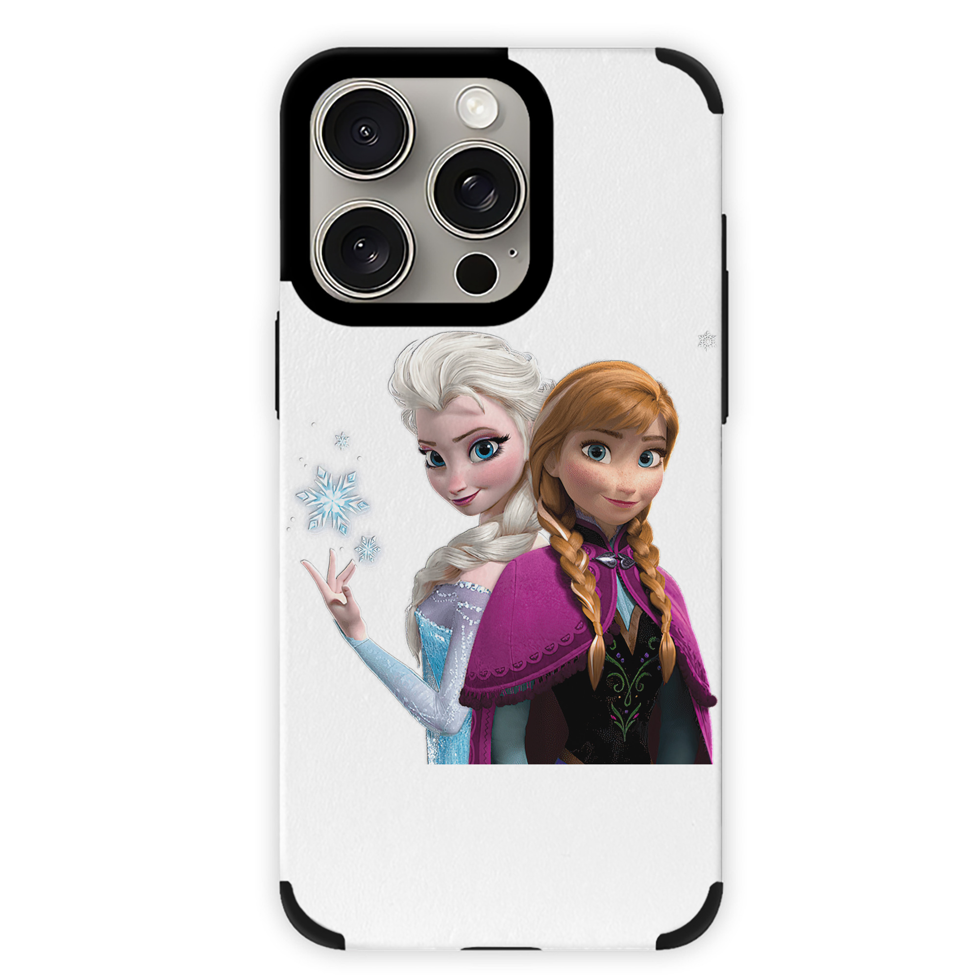 （画像用） アナと雪の女王 アンナ エルサ Frozen Anna Elsa 【iPhone15ProMax対応】 PUレザー スマホケース 耐衝撃＆黄変防止