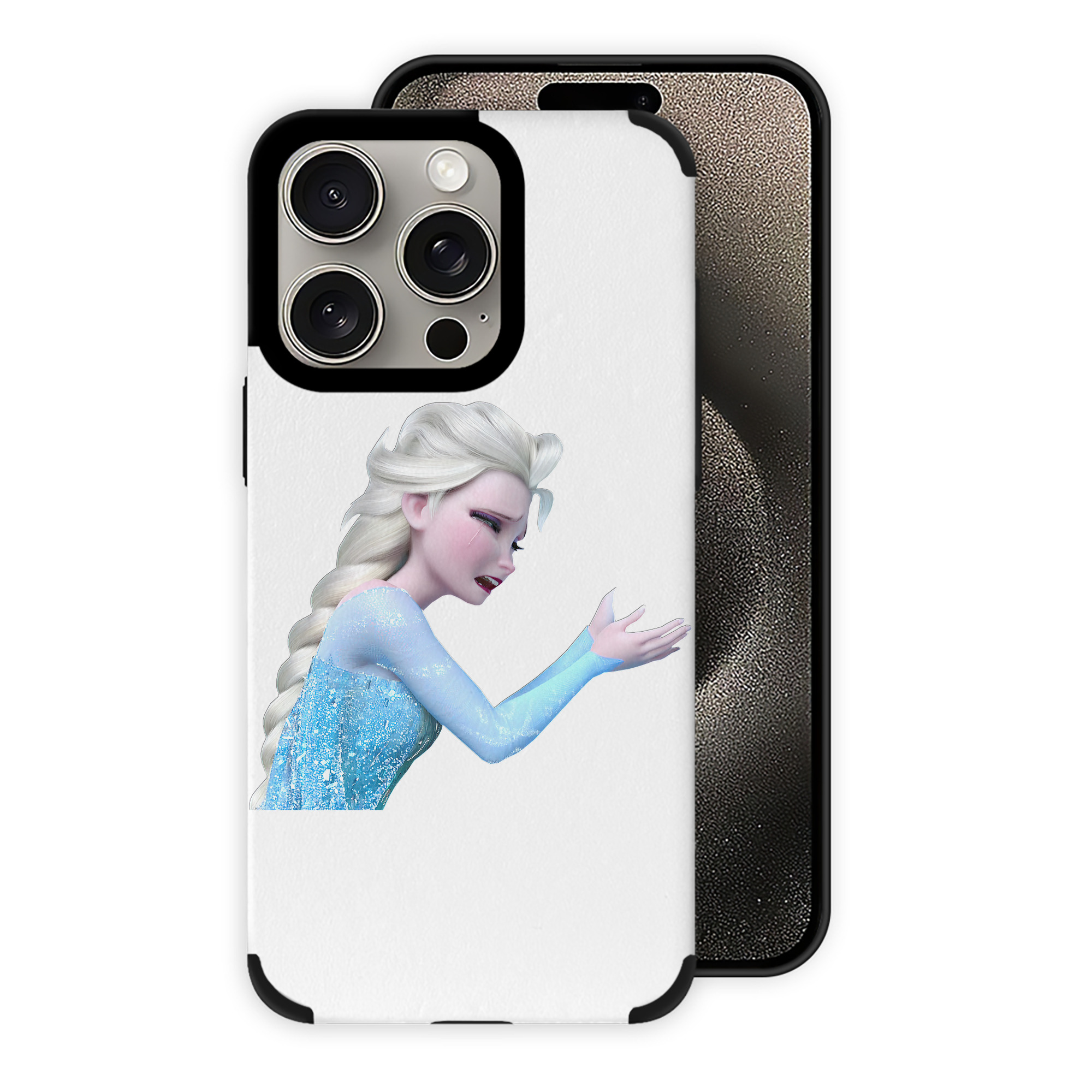 （画像用） アナと雪の女王 アンナ エルサ Frozen Anna Elsa 【iPhone15ProMax対応】 PUレザー スマホケース 耐衝撃＆黄変防止