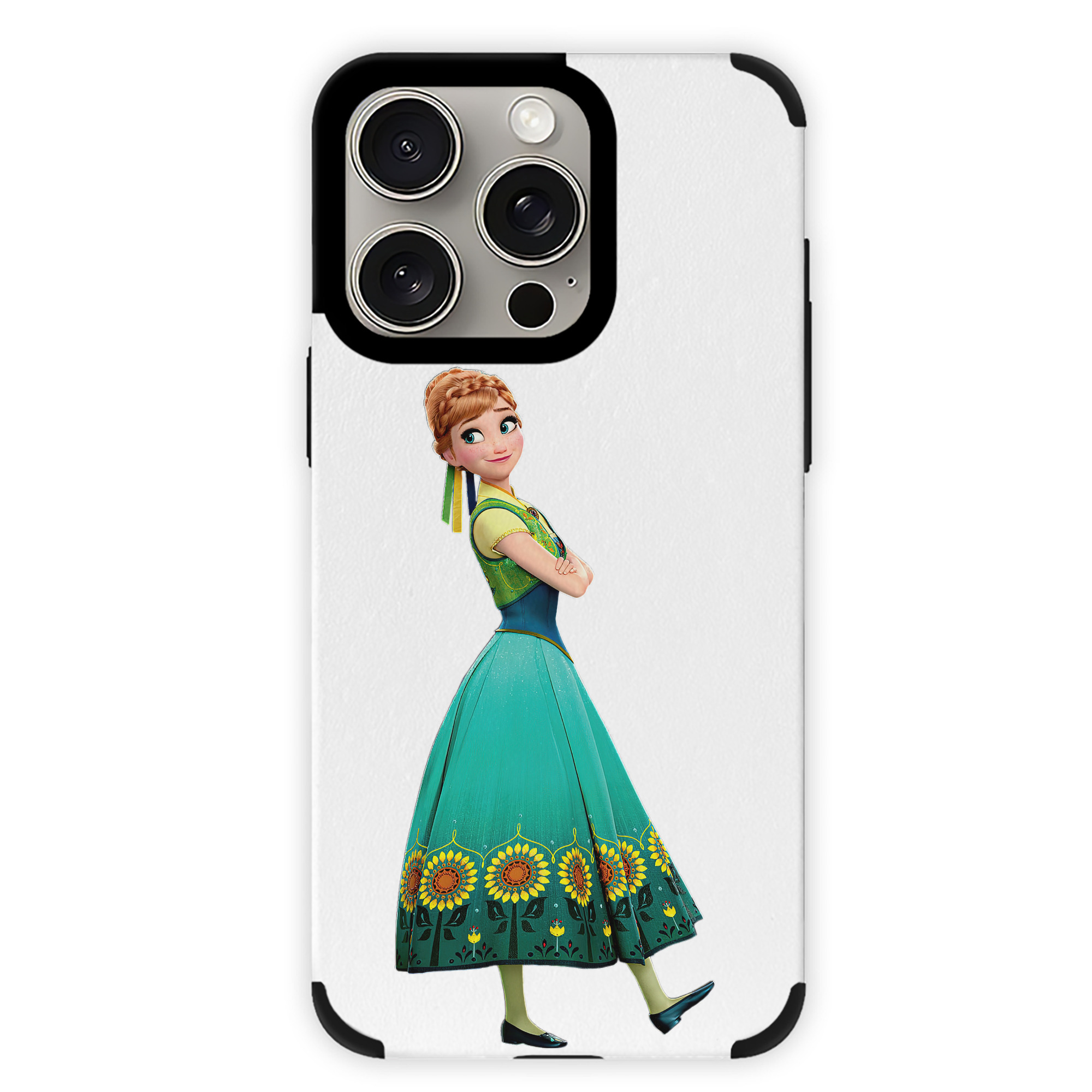 （画像用） アナと雪の女王 アンナ エルサ Frozen Anna Elsa 【iPhone15ProMax対応】 PUレザー スマホケース 耐衝撃＆黄変防止