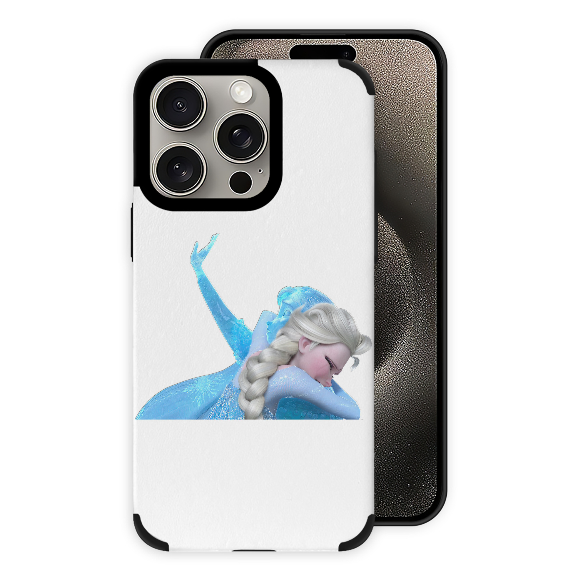 （画像用） アナと雪の女王 アンナ エルサ Frozen Anna Elsa 【iPhone15ProMax対応】 PUレザー スマホケース 耐衝撃＆黄変防止