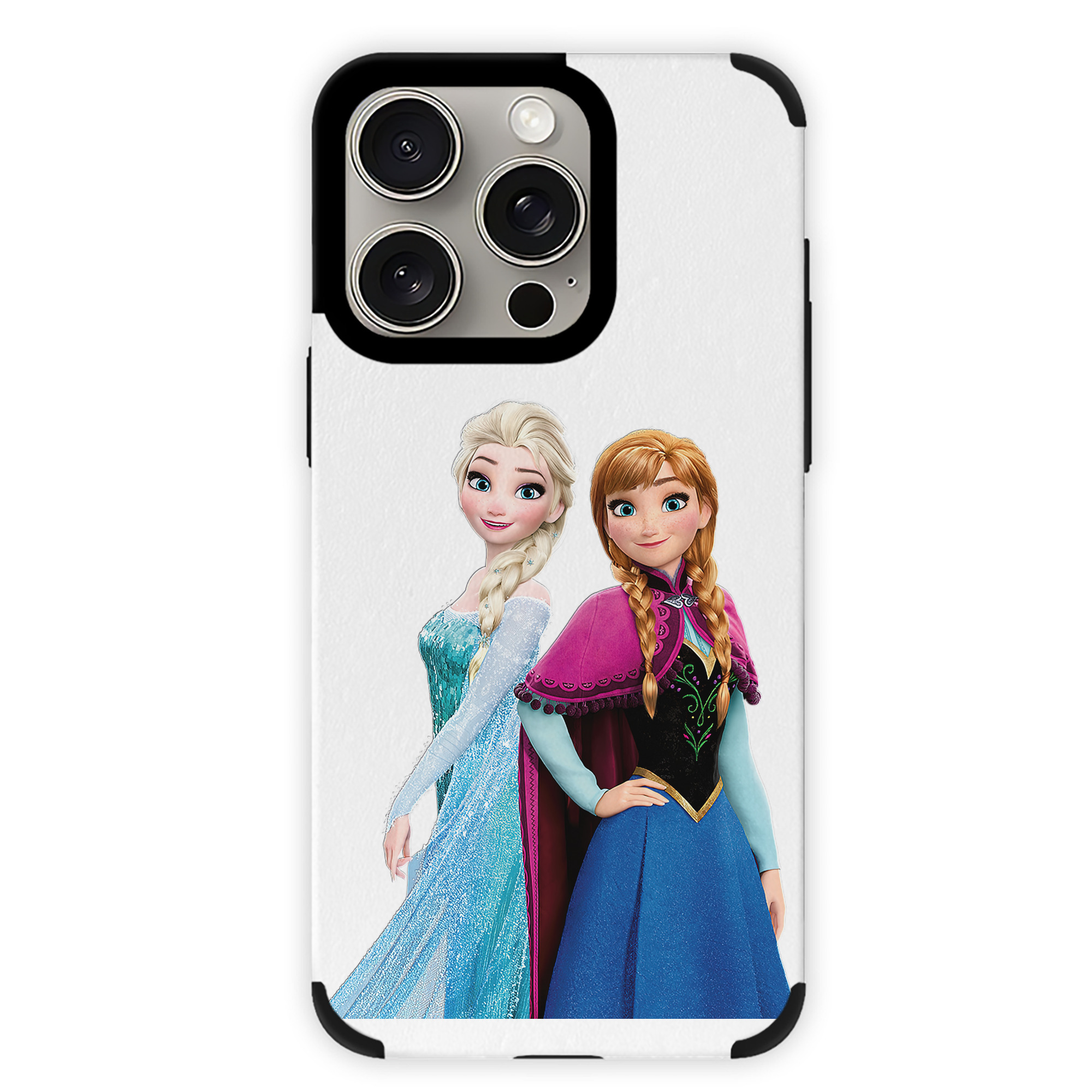 （画像用） アナと雪の女王 アンナ エルサ Frozen Anna Elsa 【iPhone15ProMax対応】 PUレザー スマホケース 耐衝撃＆黄変防止