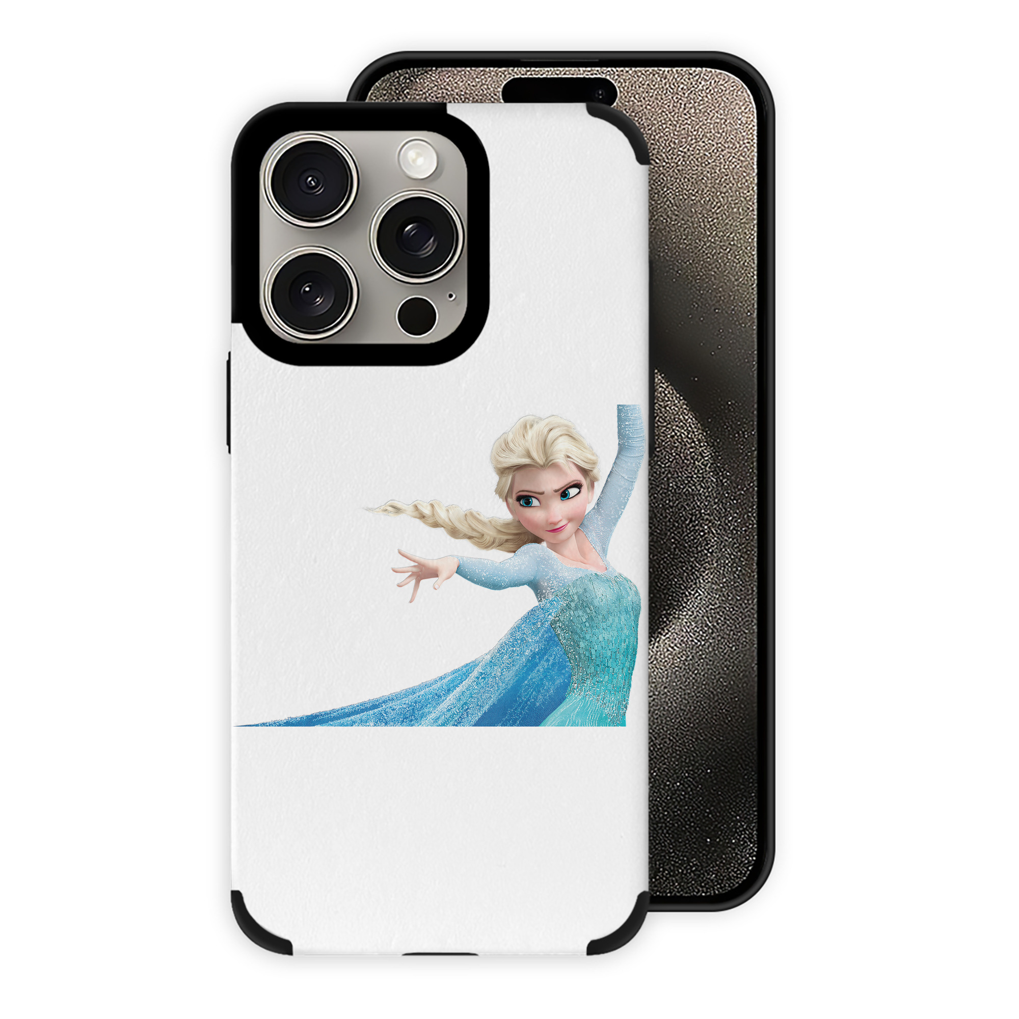 （画像用） アナと雪の女王 アンナ エルサ Frozen Anna Elsa 【iPhone15ProMax対応】 PUレザー スマホケース 耐衝撃＆黄変防止