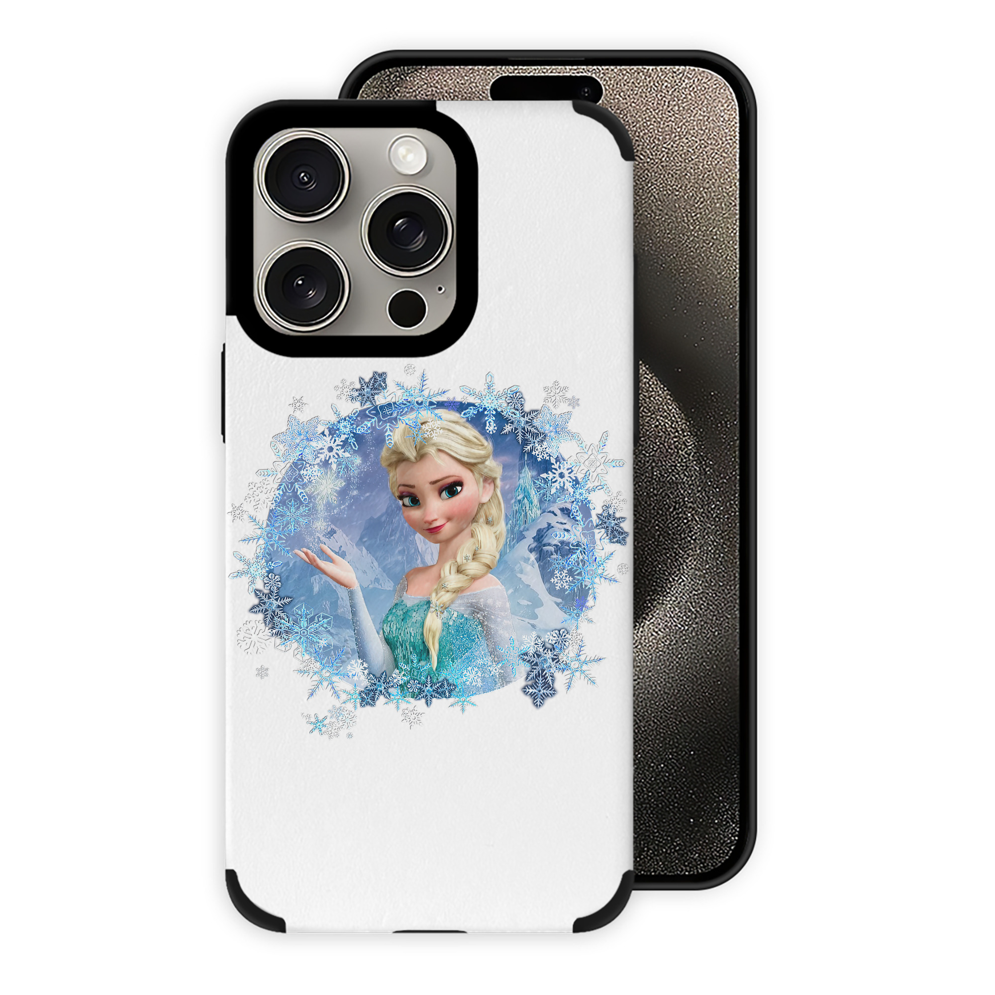 （画像用） アナと雪の女王 アンナ エルサ Frozen Anna Elsa 【iPhone15ProMax対応】 PUレザー スマホケース 耐衝撃＆黄変防止