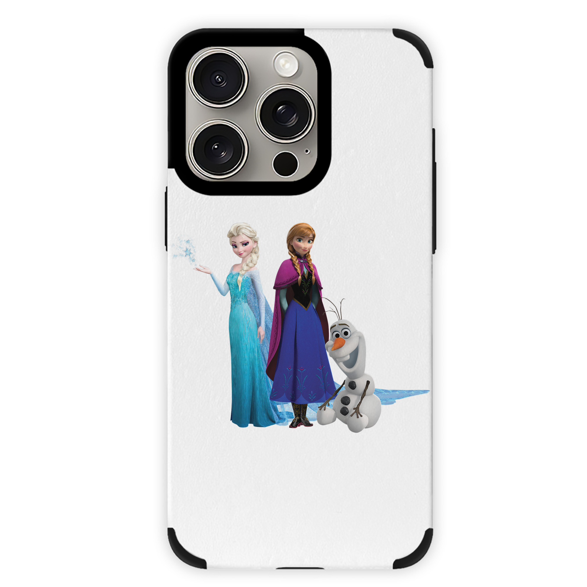 （画像用） アナと雪の女王 アンナ エルサ Frozen Anna Elsa 【iPhone15ProMax対応】 PUレザー スマホケース 耐衝撃＆黄変防止