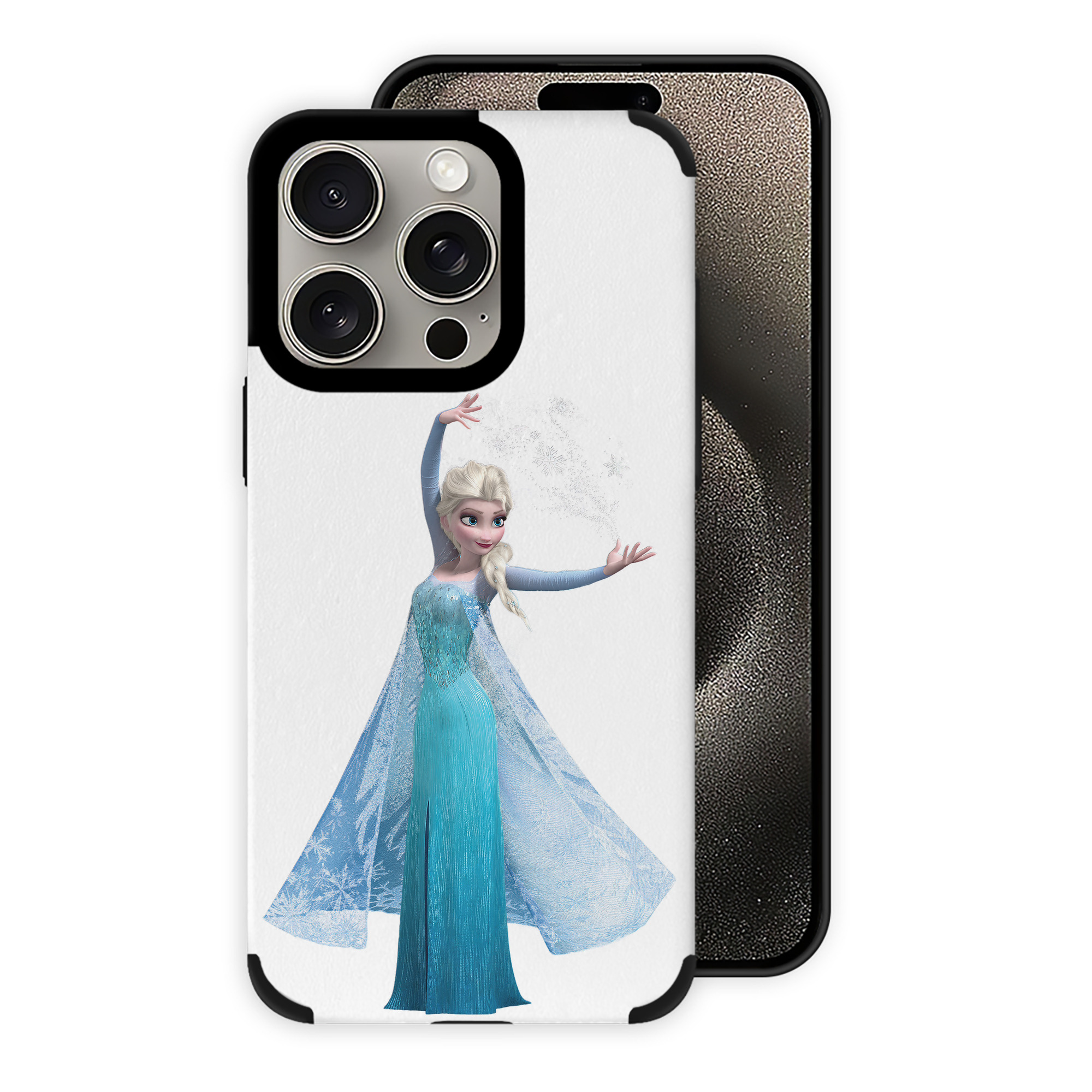 （画像用） アナと雪の女王 アンナ エルサ Frozen Anna Elsa 【iPhone15ProMax対応】 PUレザー スマホケース 耐衝撃＆黄変防止