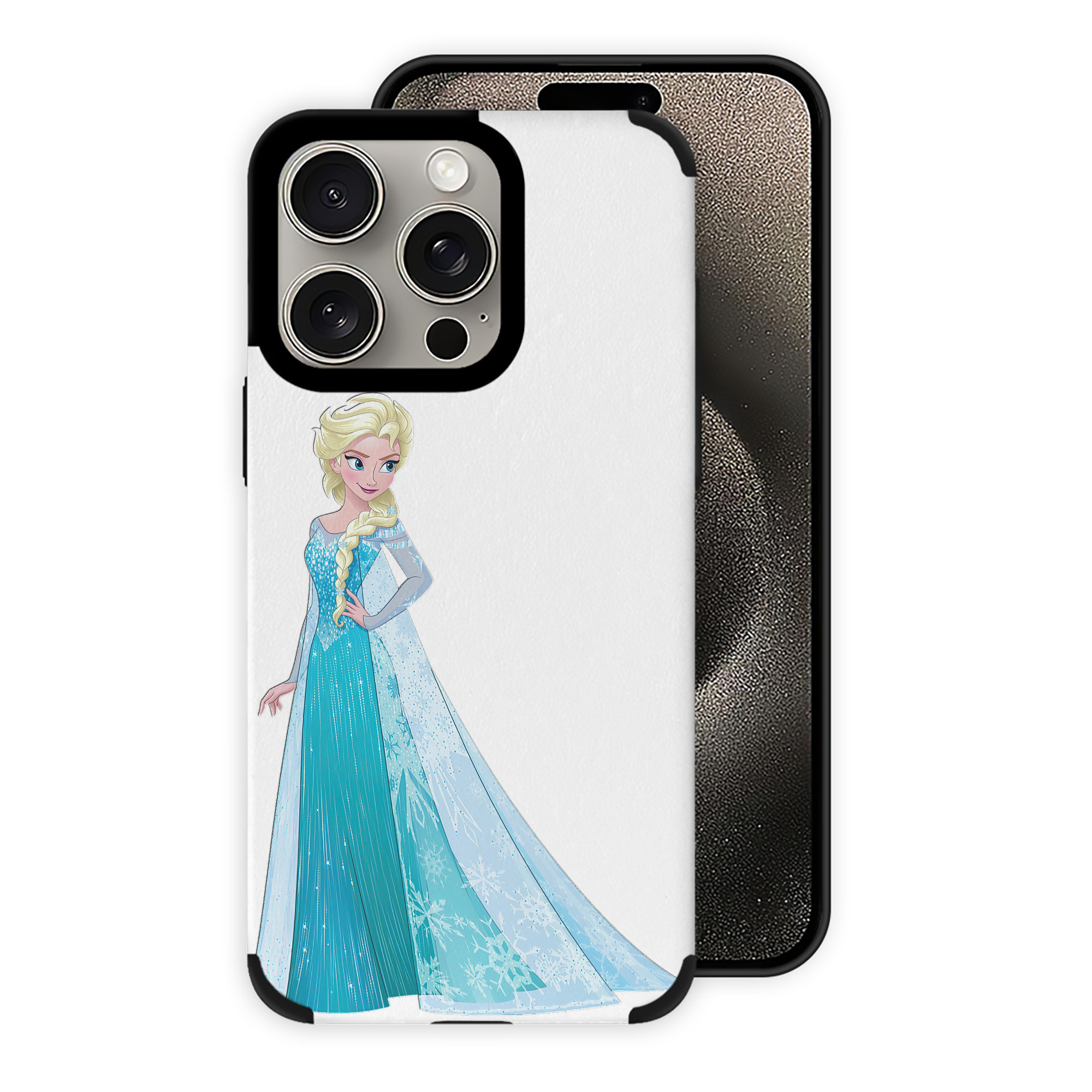（画像用） アナと雪の女王 アンナ エルサ Frozen Anna Elsa 【iPhone15ProMax対応】 PUレザー スマホケース 耐衝撃＆黄変防止