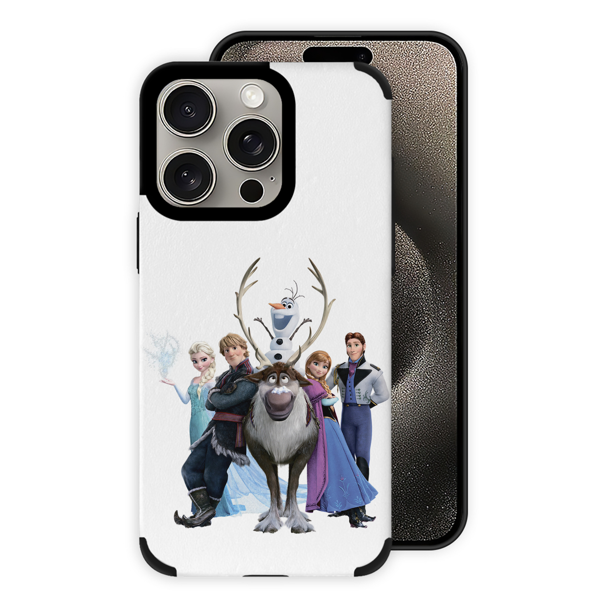 （画像用） アナと雪の女王 アンナ エルサ Frozen Anna Elsa 【iPhone15ProMax対応】 PUレザー スマホケース 耐衝撃＆黄変防止