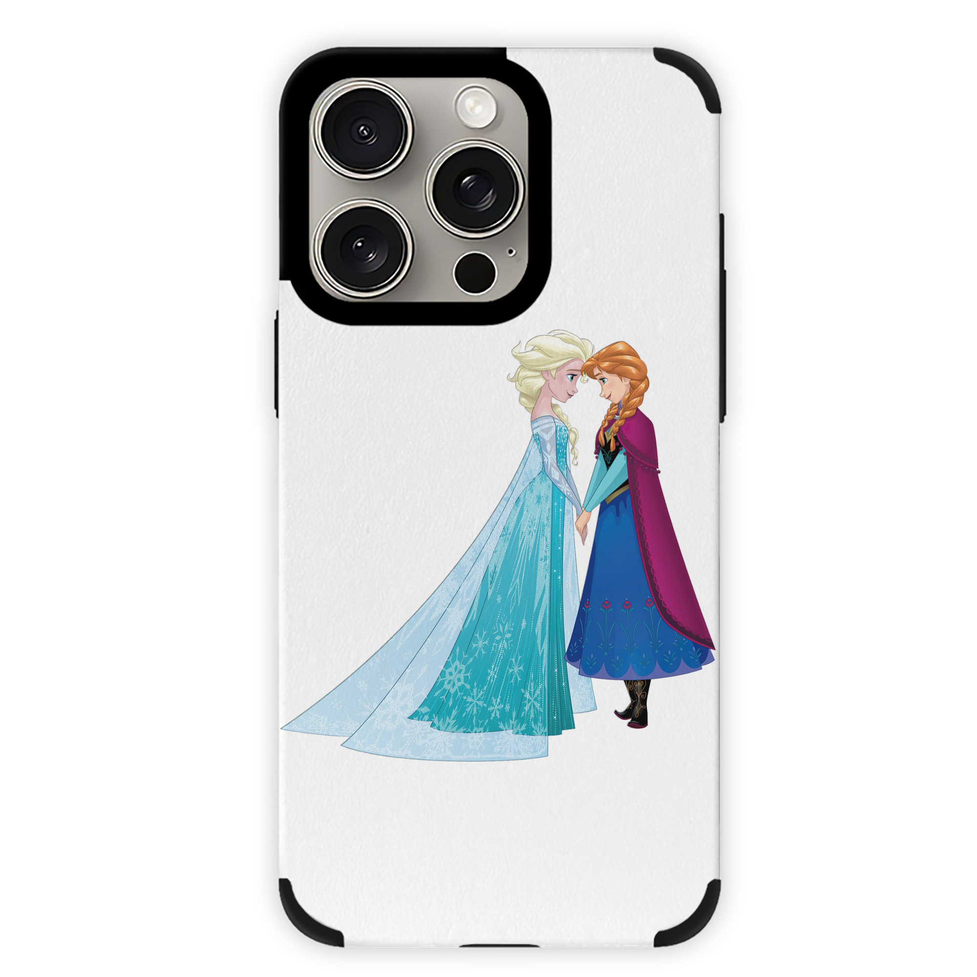 （画像用） アナと雪の女王 アンナ エルサ Frozen Anna Elsa 【iPhone15ProMax対応】 PUレザー スマホケース 耐衝撃＆黄変防止