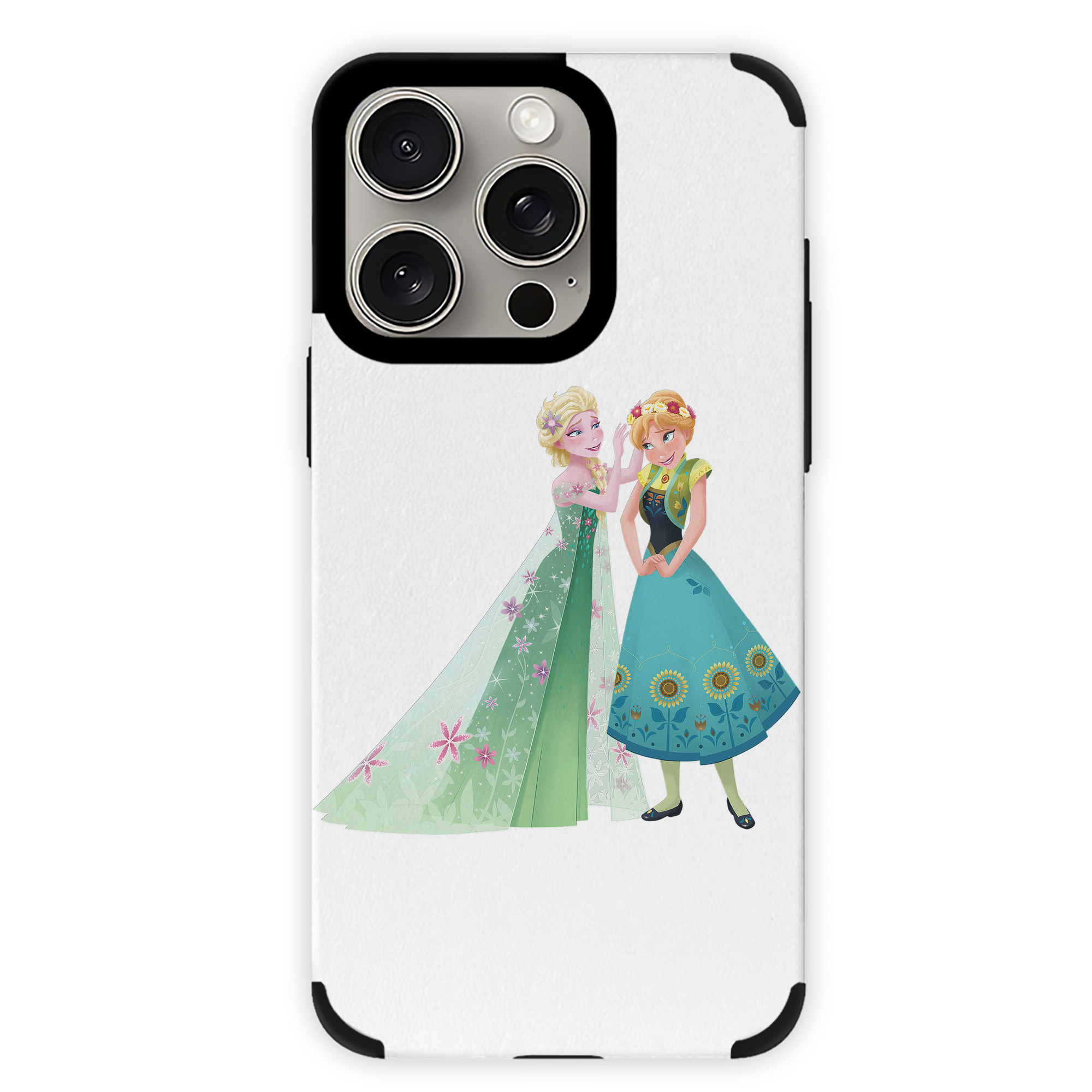 （画像用） アナと雪の女王 アンナ エルサ Frozen Anna Elsa 【iPhone15ProMax対応】 PUレザー スマホケース 耐衝撃＆黄変防止