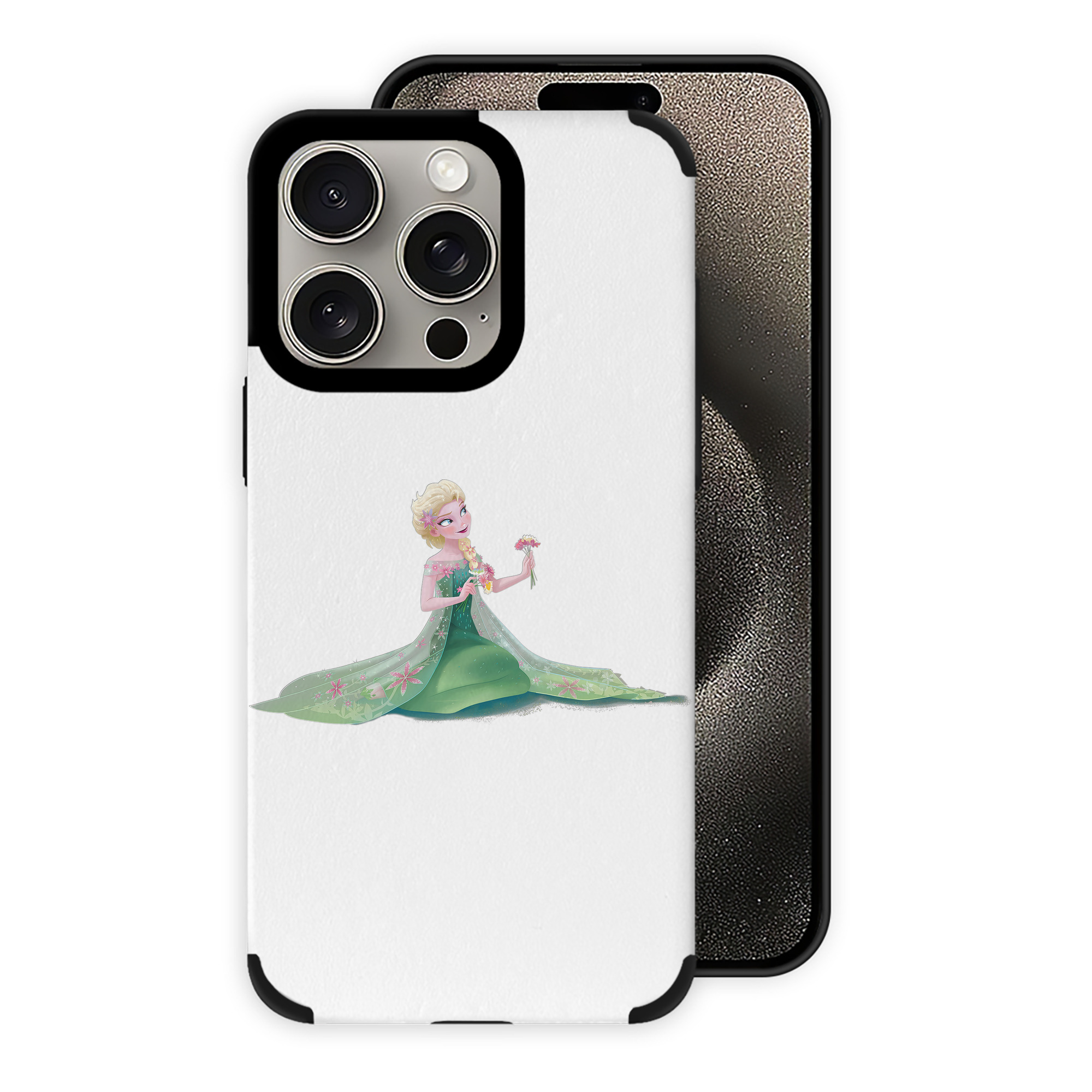 （画像用） アナと雪の女王 アンナ エルサ Frozen Anna Elsa 【iPhone15ProMax対応】 PUレザー スマホケース 耐衝撃＆黄変防止