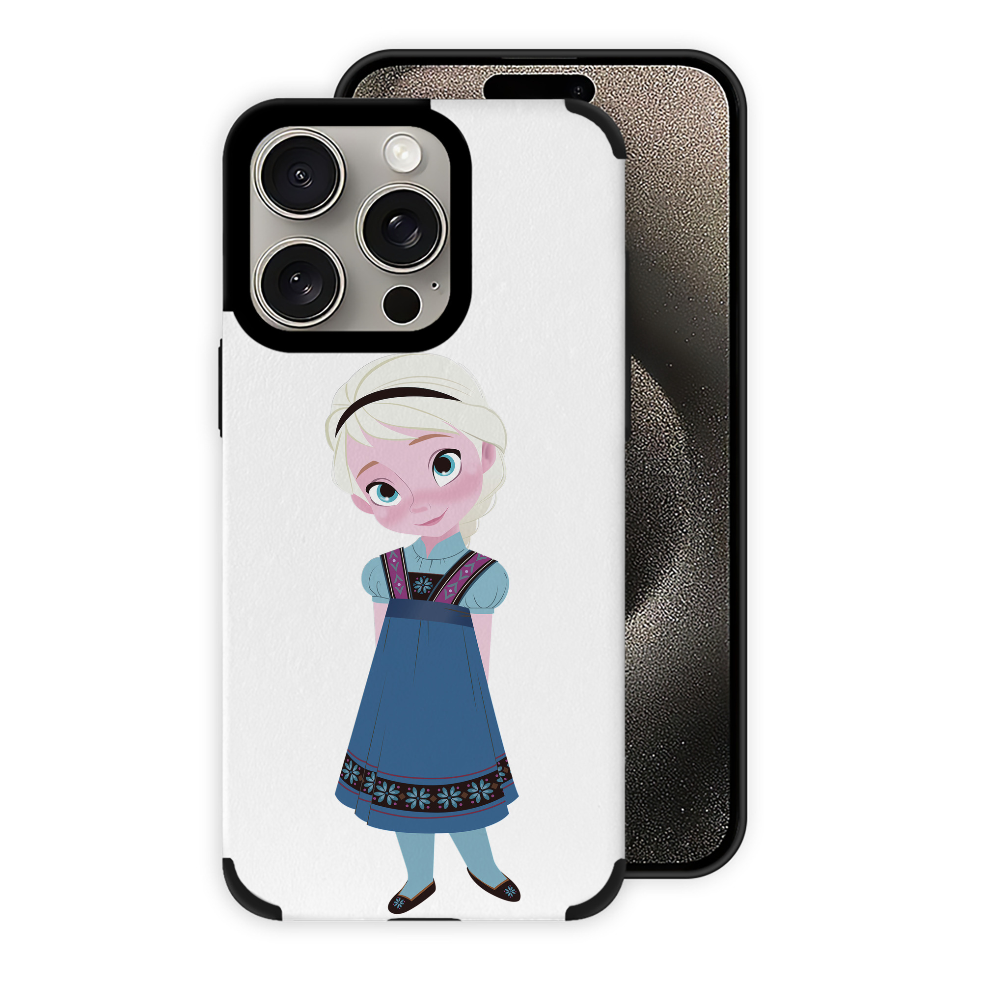 （画像用） アナと雪の女王 アンナ エルサ Frozen Anna Elsa 【iPhone15ProMax対応】 PUレザー スマホケース 耐衝撃＆黄変防止