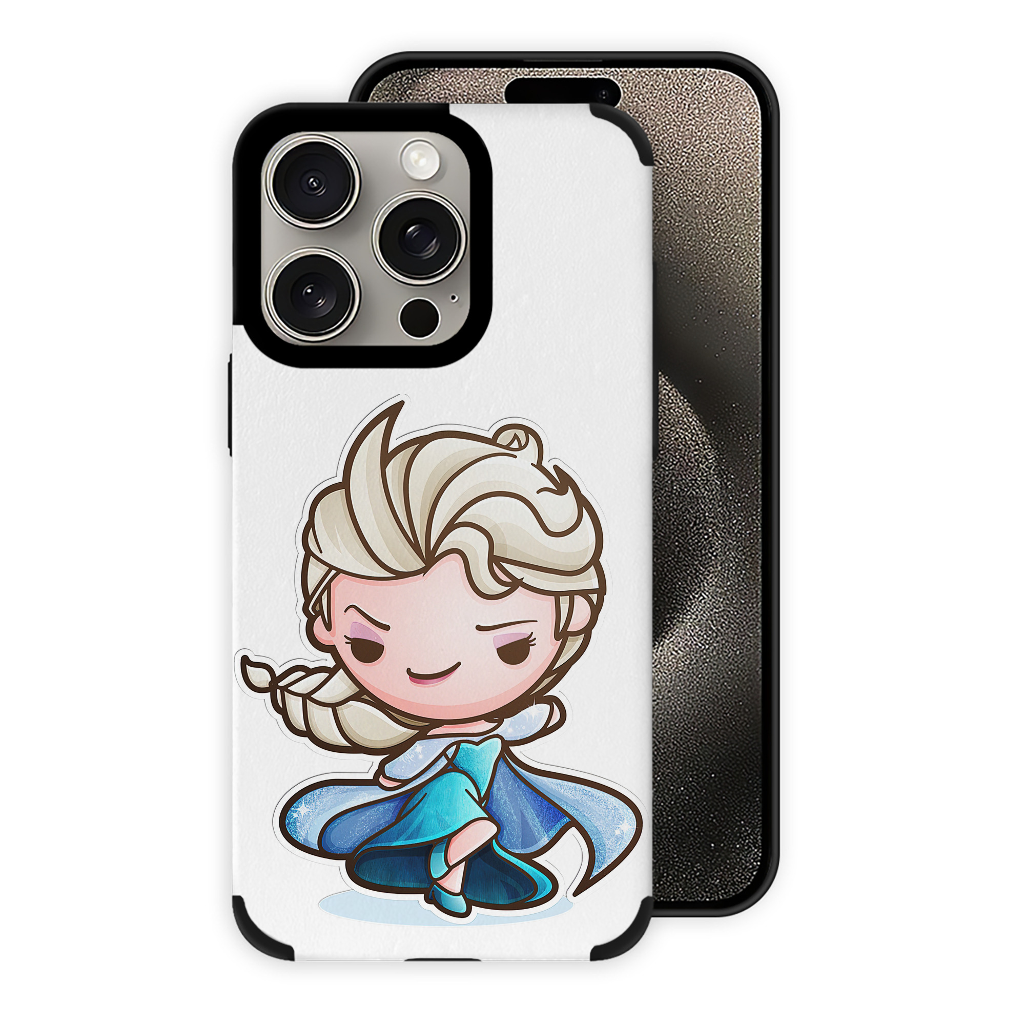 （画像用） アナと雪の女王 アンナ エルサ Frozen Anna Elsa 【iPhone15ProMax対応】 PUレザー スマホケース 耐衝撃＆黄変防止
