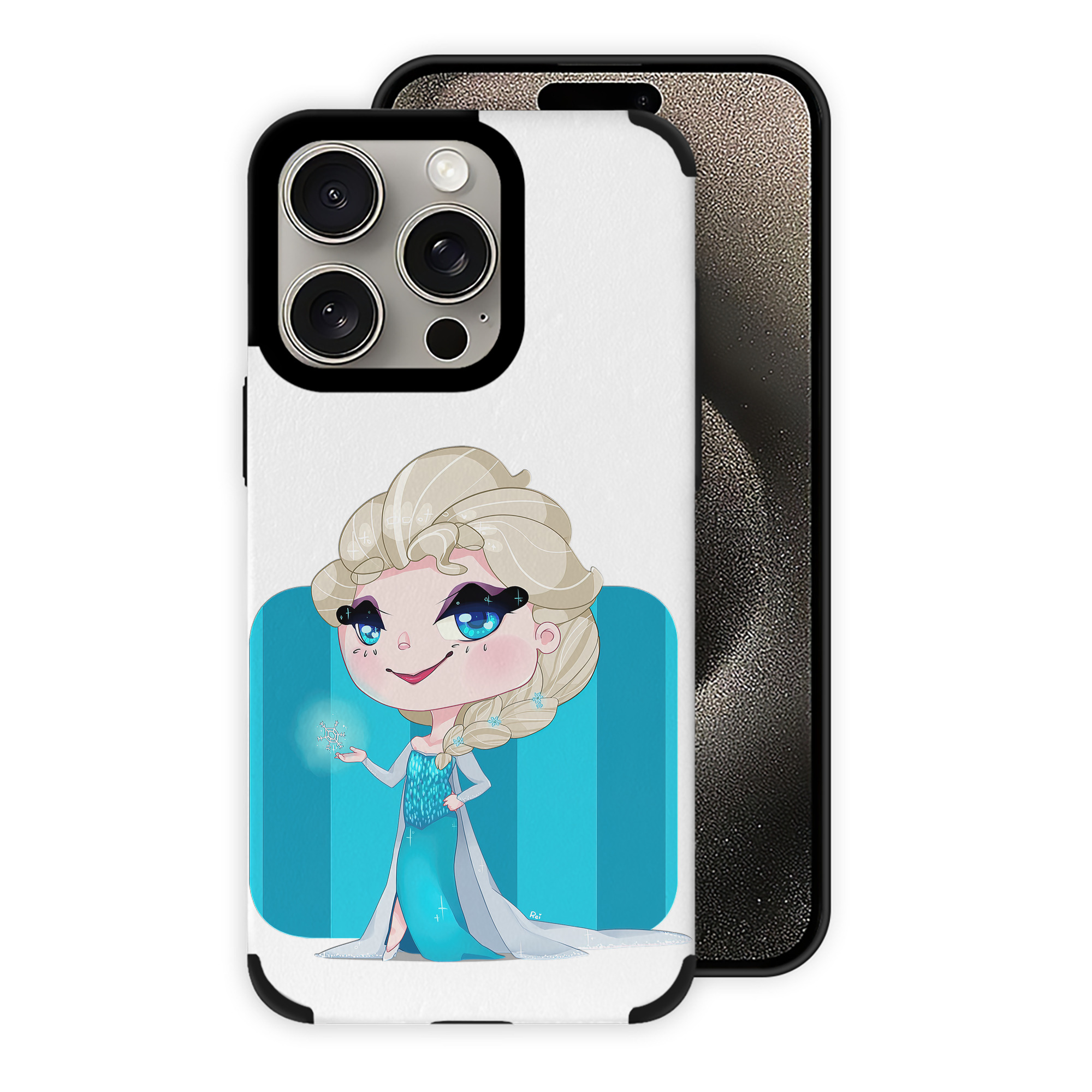 （画像用） アナと雪の女王 アンナ エルサ Frozen Anna Elsa 【iPhone15ProMax対応】 PUレザー スマホケース 耐衝撃＆黄変防止