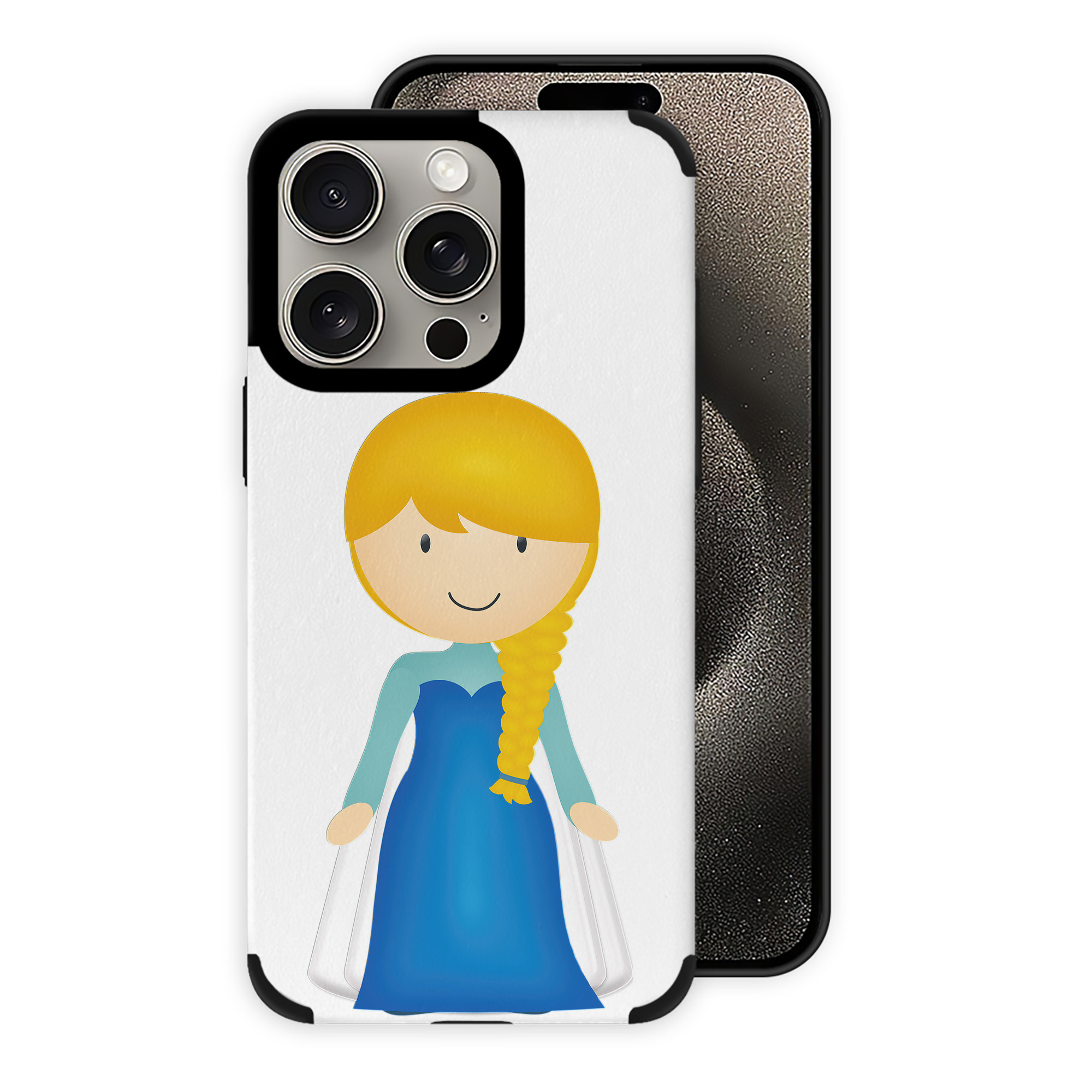 （画像用） アナと雪の女王 アンナ エルサ Frozen Anna Elsa 【iPhone15ProMax対応】 PUレザー スマホケース 耐衝撃＆黄変防止