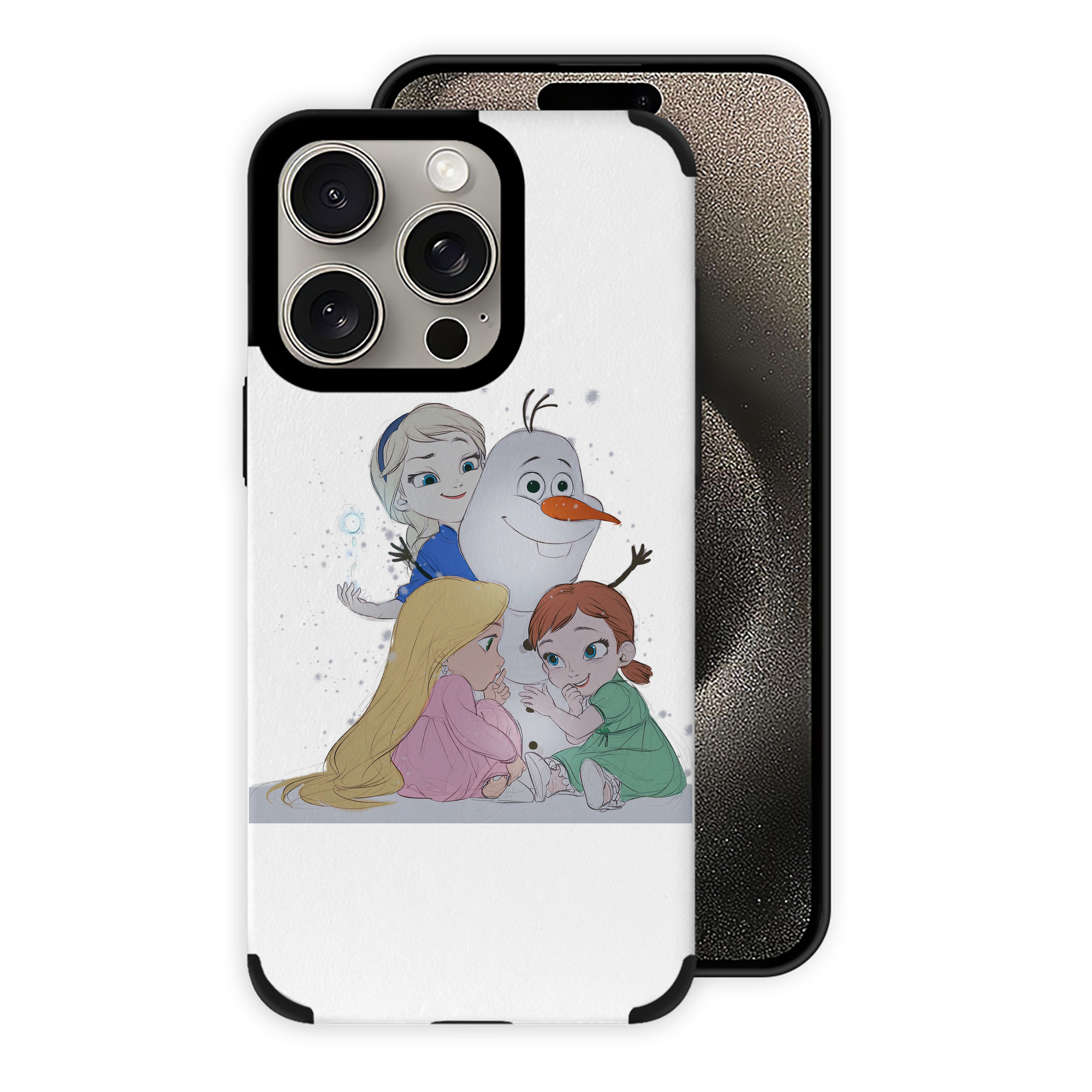 （画像用） アナと雪の女王 アンナ エルサ Frozen Anna Elsa 【iPhone15ProMax対応】 PUレザー スマホケース 耐衝撃＆黄変防止