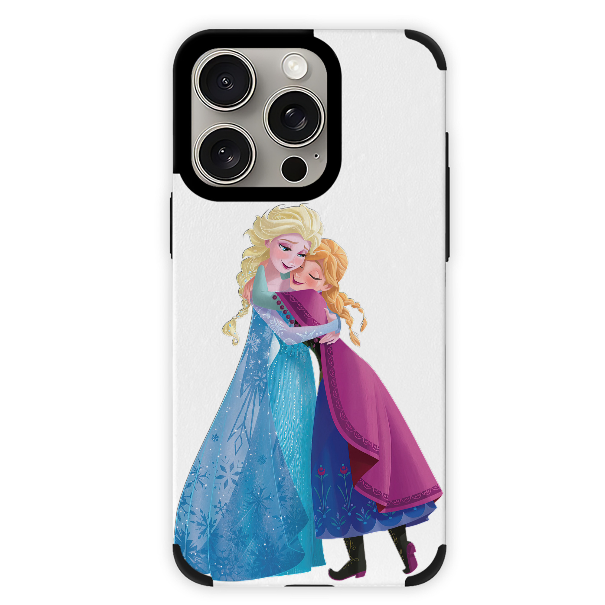 （画像用） アナと雪の女王 アンナ エルサ Frozen Anna Elsa 【iPhone15ProMax対応】 PUレザー スマホケース 耐衝撃＆黄変防止