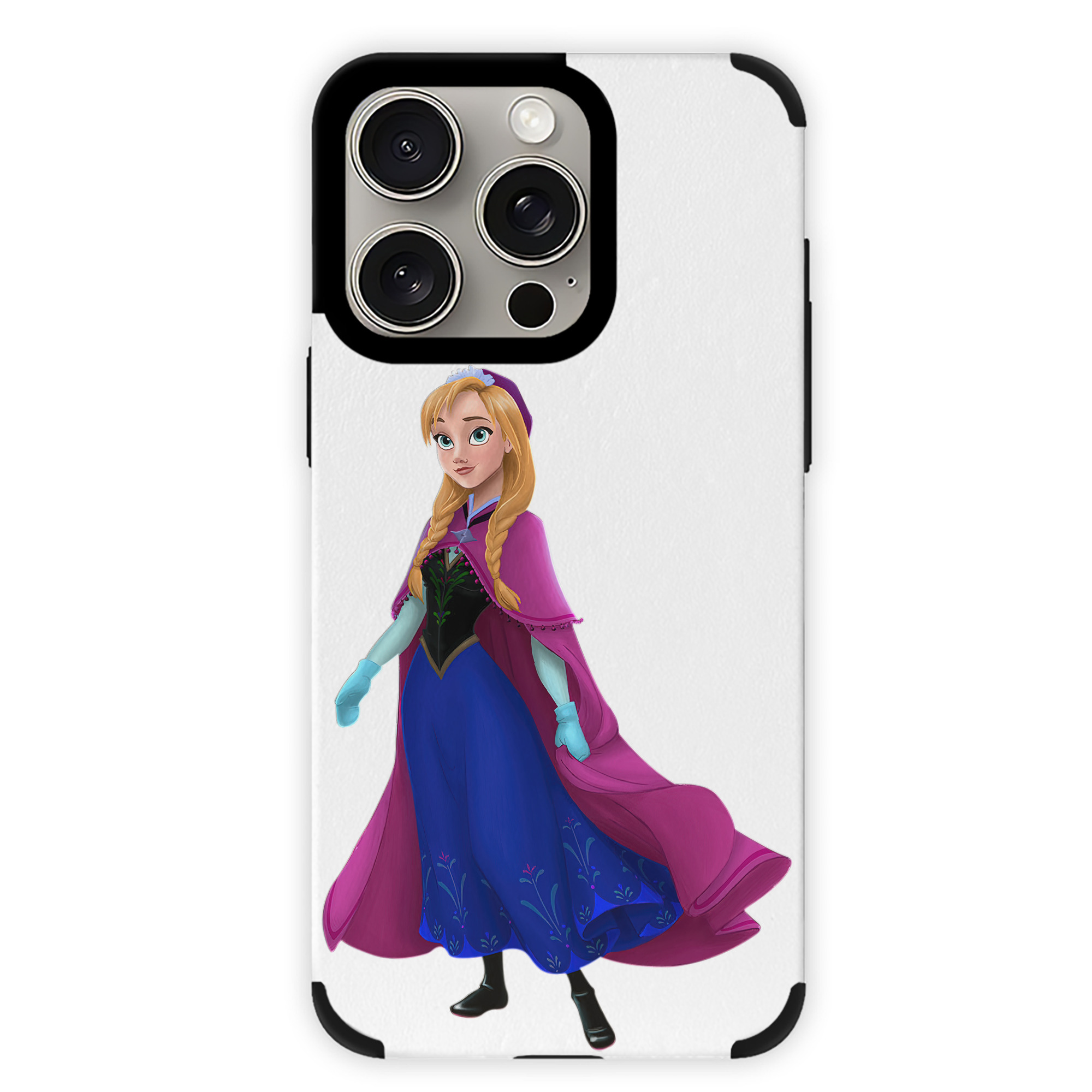 （画像用） アナと雪の女王 アンナ エルサ Frozen Anna Elsa 【iPhone15ProMax対応】 PUレザー スマホケース 耐衝撃＆黄変防止