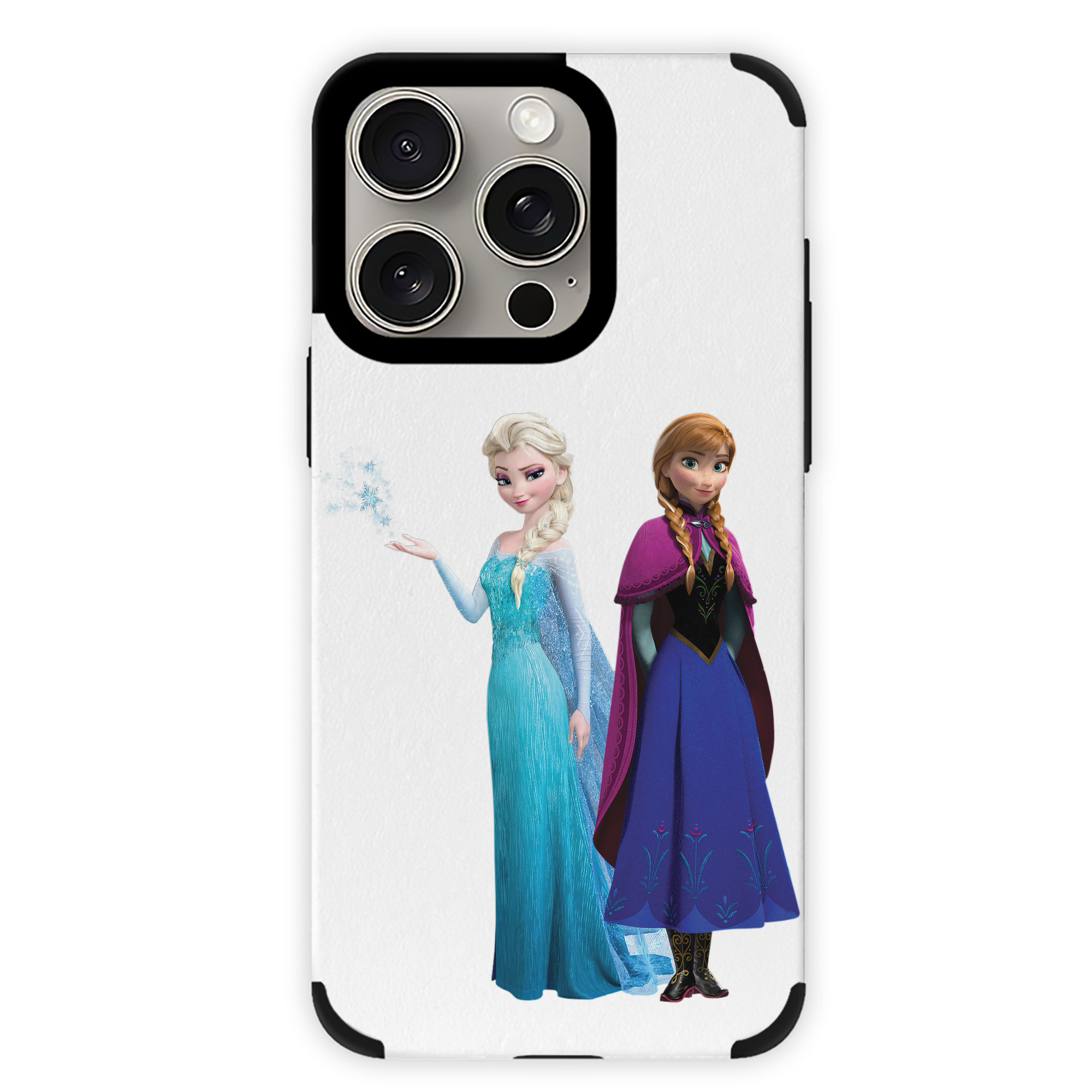 （画像用） アナと雪の女王 アンナ エルサ Frozen Anna Elsa 【iPhone15ProMax対応】 PUレザー スマホケース 耐衝撃＆黄変防止