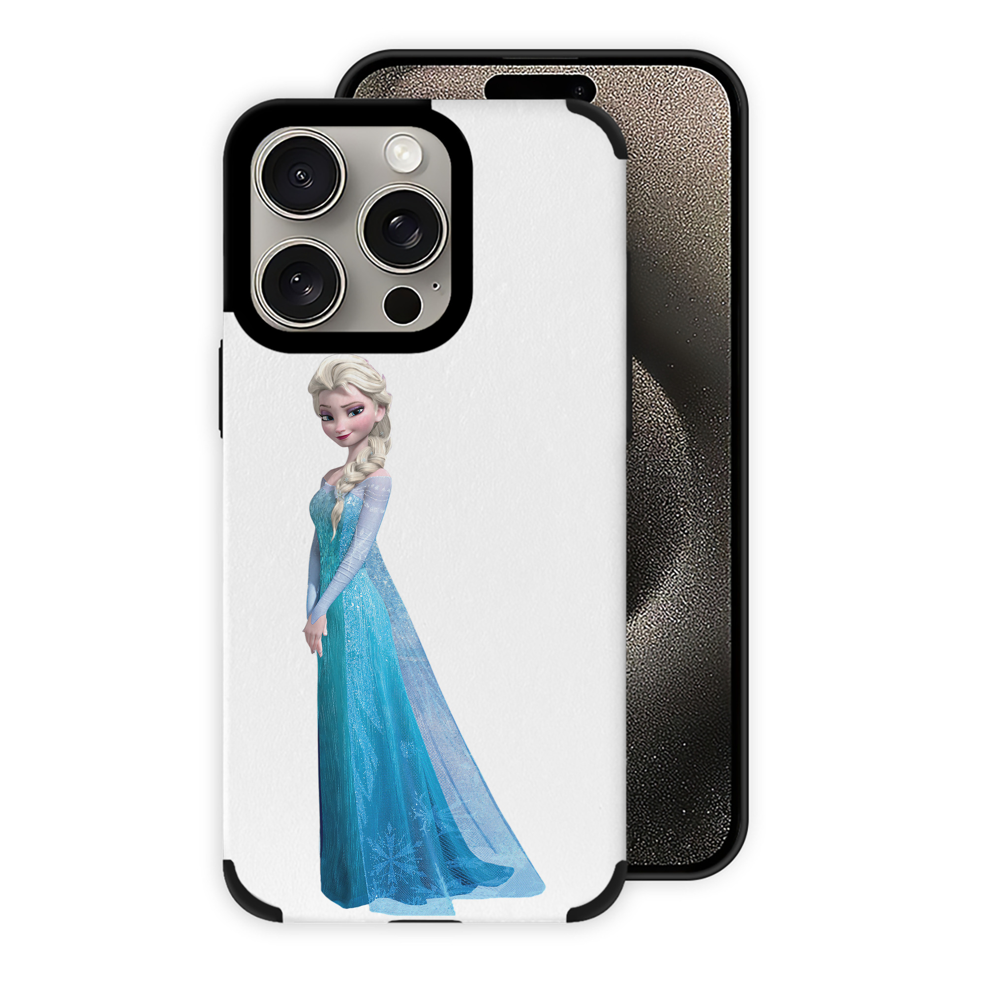 （画像用） アナと雪の女王 アンナ エルサ Frozen Anna Elsa 【iPhone15ProMax対応】 PUレザー スマホケース 耐衝撃＆黄変防止