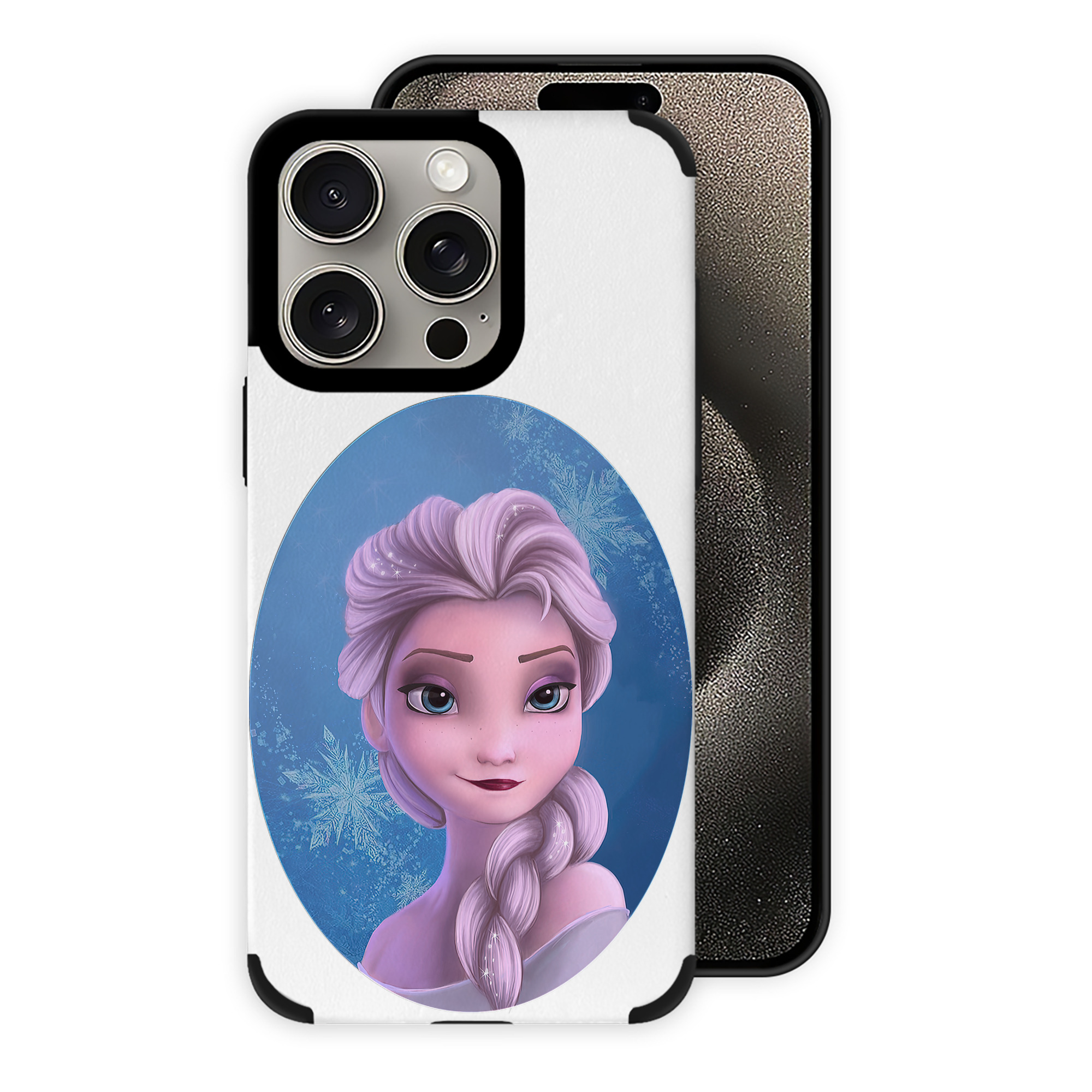 （画像用） アナと雪の女王 アンナ エルサ Frozen Anna Elsa 【iPhone15ProMax対応】 PUレザー スマホケース 耐衝撃＆黄変防止