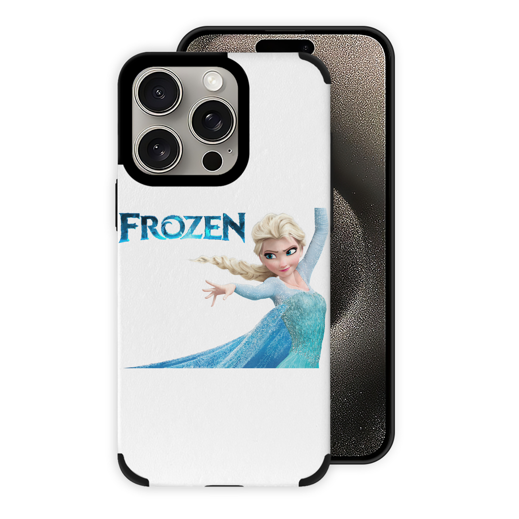 （画像用） アナと雪の女王 アンナ エルサ Frozen Anna Elsa 【iPhone15ProMax対応】 PUレザー スマホケース 耐衝撃＆黄変防止