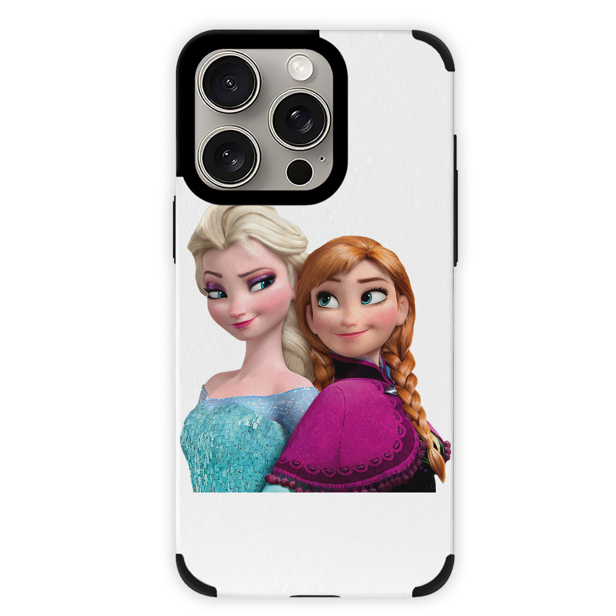 （画像用） アナと雪の女王 アンナ エルサ Frozen Anna Elsa 【iPhone15ProMax対応】 PUレザー スマホケース 耐衝撃＆黄変防止