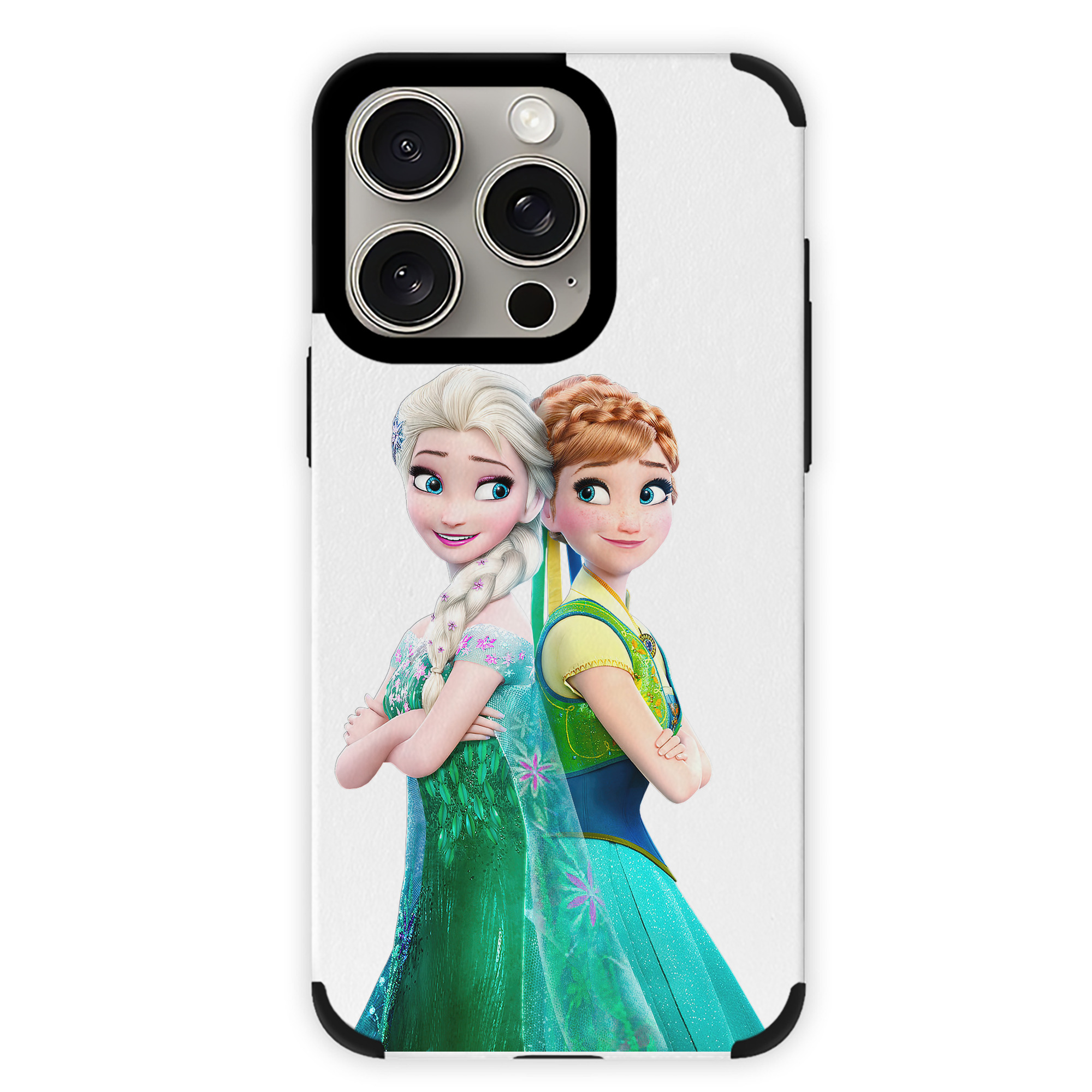 （画像用） アナと雪の女王 アンナ エルサ Frozen Anna Elsa 【iPhone15ProMax対応】 PUレザー スマホケース 耐衝撃＆黄変防止