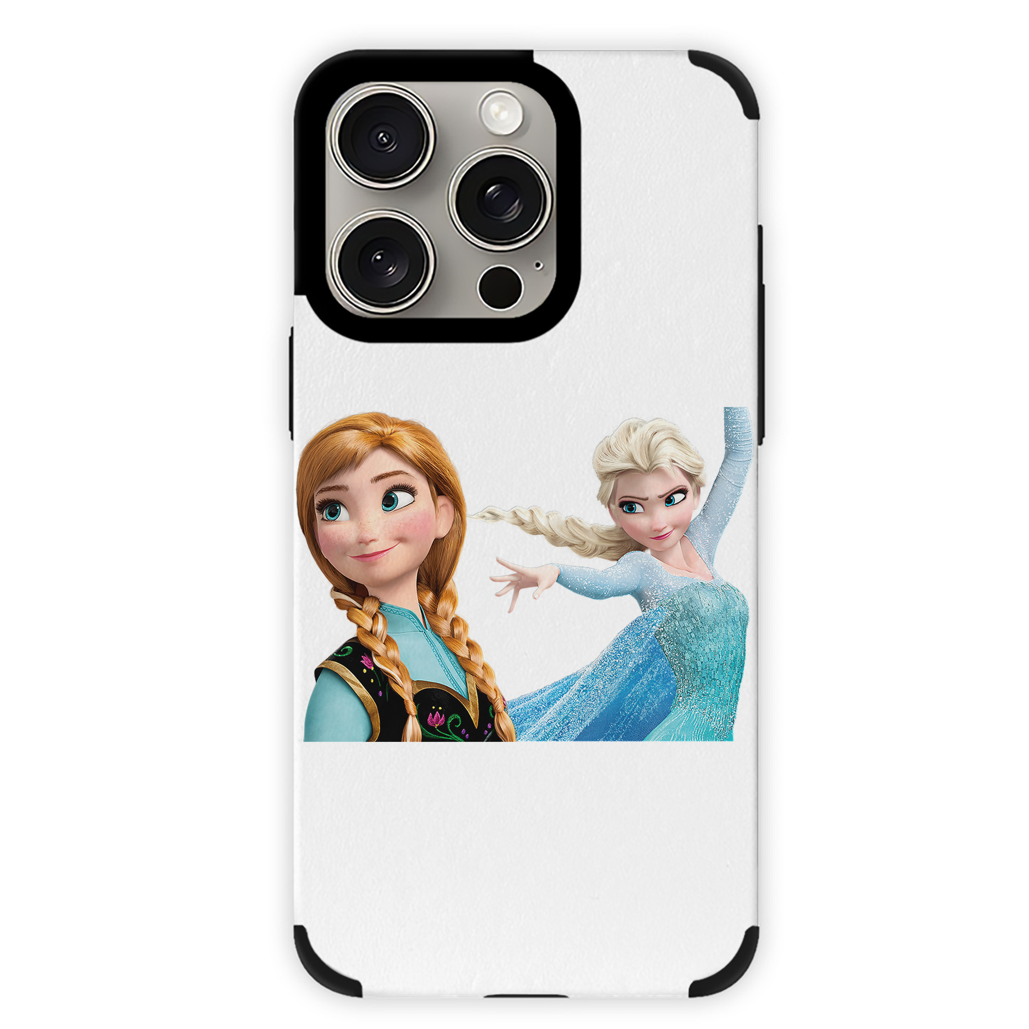 （画像用） アナと雪の女王 アンナ エルサ Frozen Anna Elsa 【iPhone15ProMax対応】 PUレザー スマホケース 耐衝撃＆黄変防止