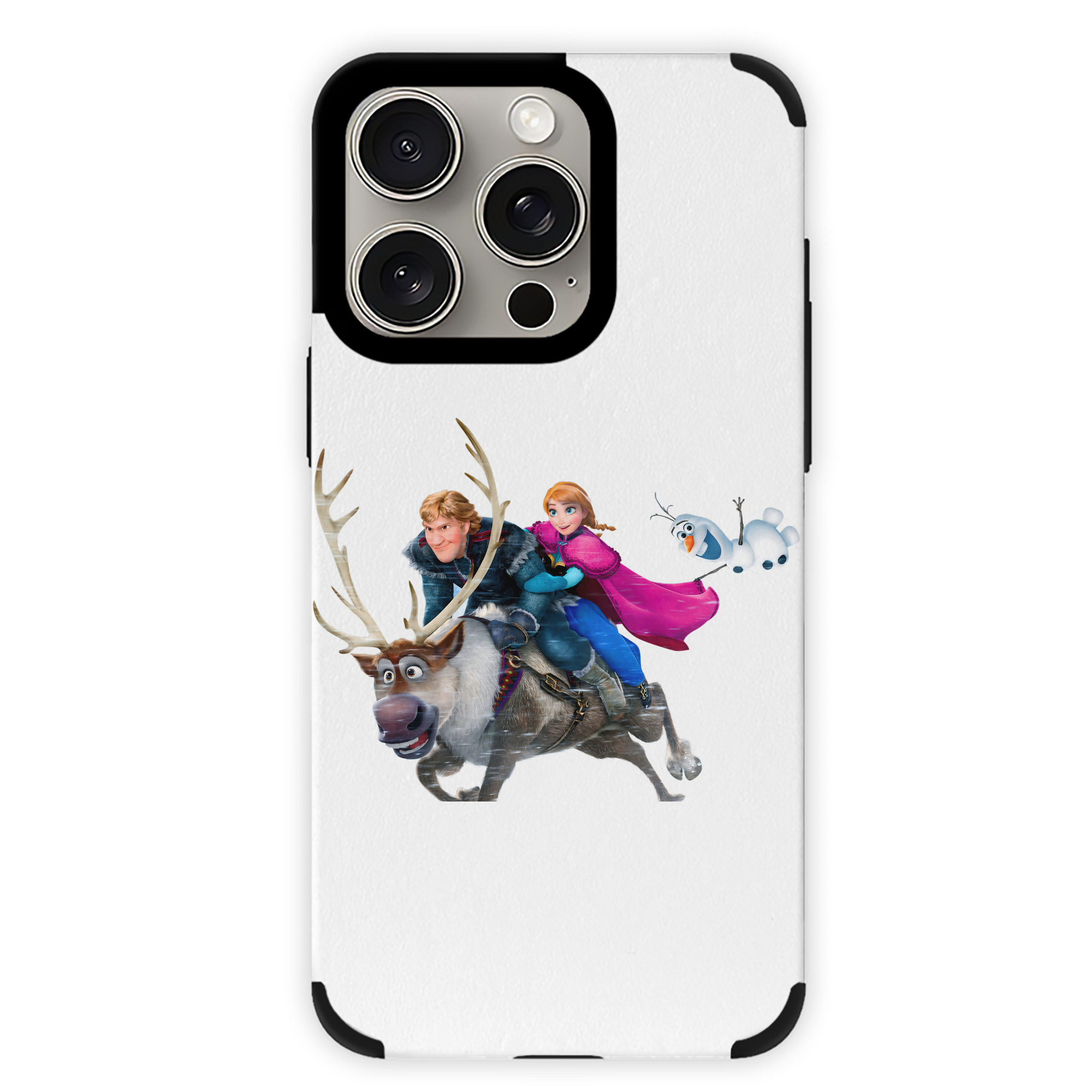 （画像用） アナと雪の女王 アンナ エルサ Frozen Anna Elsa 【iPhone15ProMax対応】 PUレザー スマホケース 耐衝撃＆黄変防止