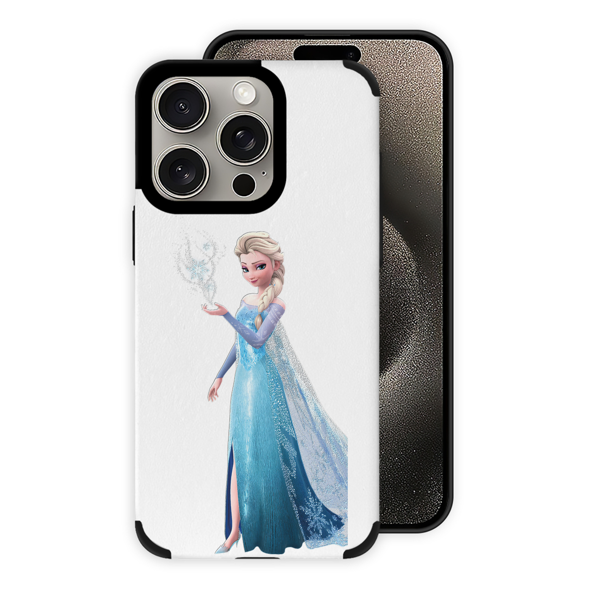（画像用） アナと雪の女王 アンナ エルサ Frozen Anna Elsa 【iPhone15ProMax対応】 PUレザー スマホケース 耐衝撃＆黄変防止