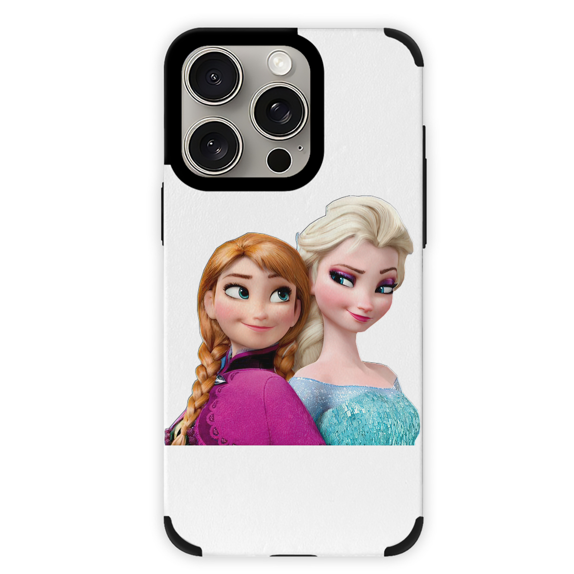 （画像用） アナと雪の女王 アンナ エルサ Frozen Anna Elsa 【iPhone15ProMax対応】 PUレザー スマホケース 耐衝撃＆黄変防止