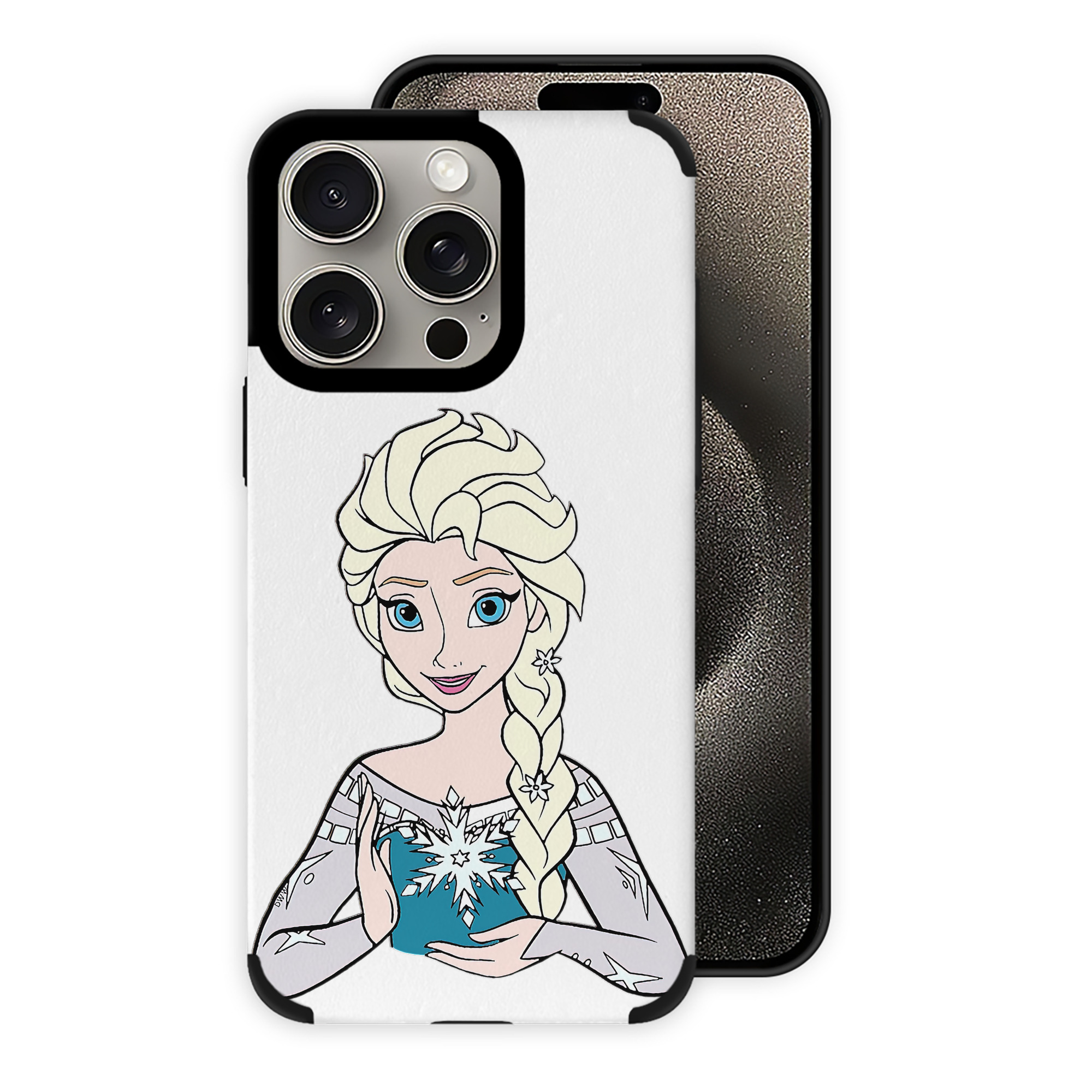 （画像用） アナと雪の女王 アンナ エルサ Frozen Anna Elsa 【iPhone15ProMax対応】 PUレザー スマホケース 耐衝撃＆黄変防止