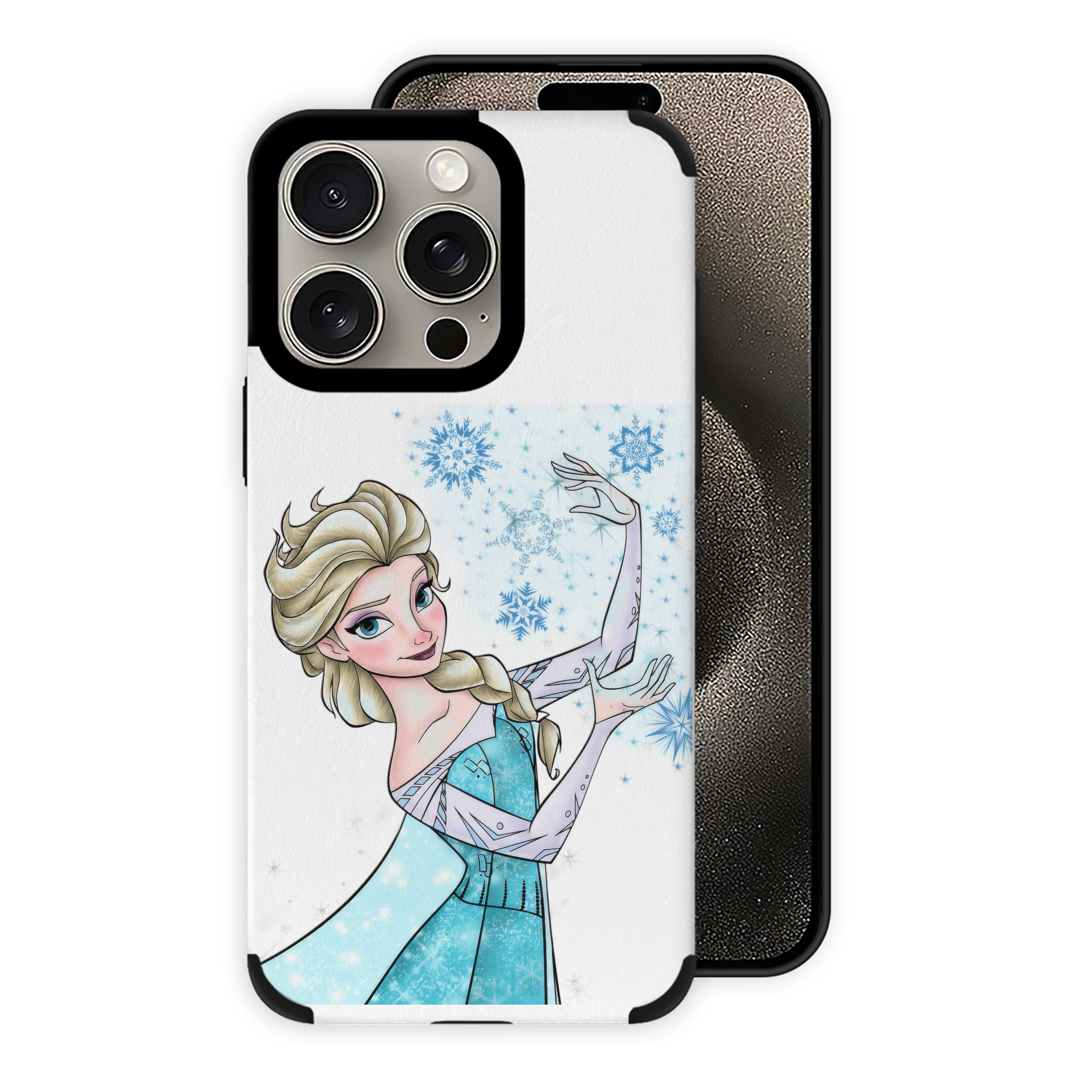 （画像用） アナと雪の女王 アンナ エルサ Frozen Anna Elsa 【iPhone15ProMax対応】 PUレザー スマホケース 耐衝撃＆黄変防止