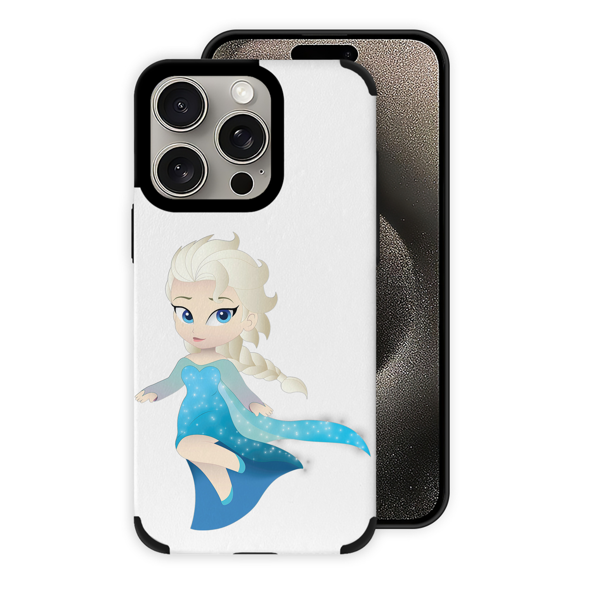 （画像用） アナと雪の女王 アンナ エルサ Frozen Anna Elsa 【iPhone15ProMax対応】 PUレザー スマホケース 耐衝撃＆黄変防止