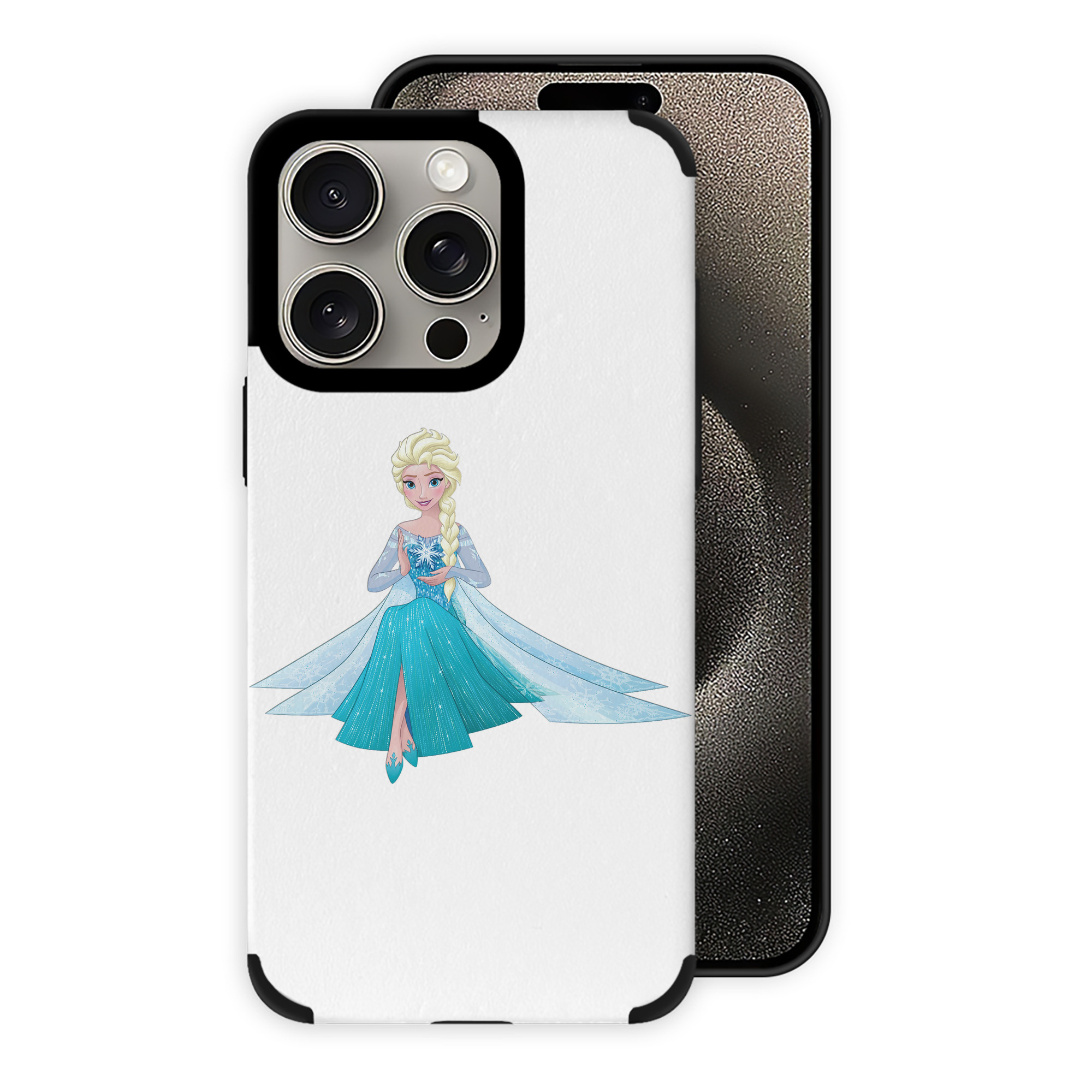 （画像用） アナと雪の女王 アンナ エルサ Frozen Anna Elsa 【iPhone15ProMax対応】 PUレザー スマホケース 耐衝撃＆黄変防止