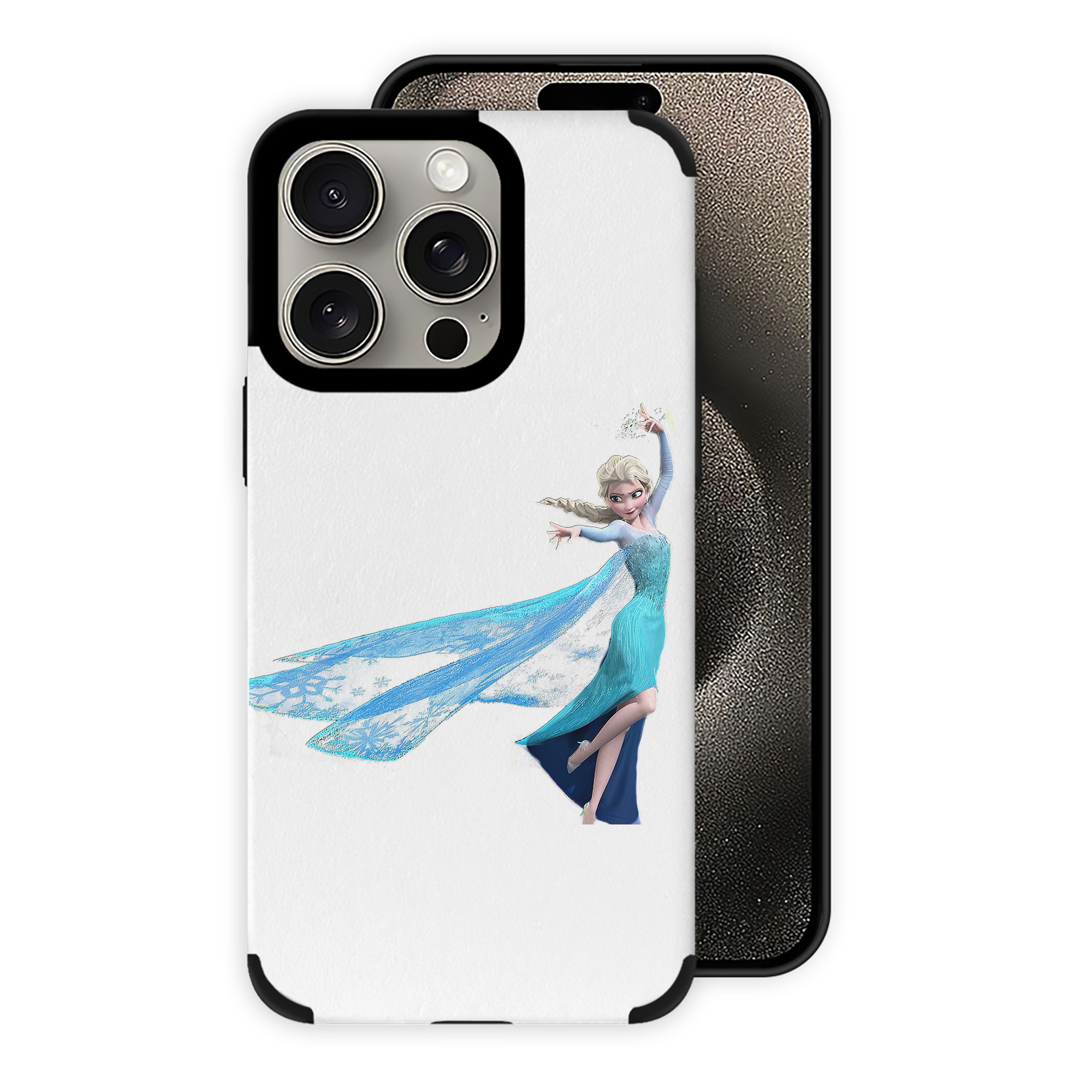 （画像用） アナと雪の女王 アンナ エルサ Frozen Anna Elsa 【iPhone15ProMax対応】 PUレザー スマホケース 耐衝撃＆黄変防止
